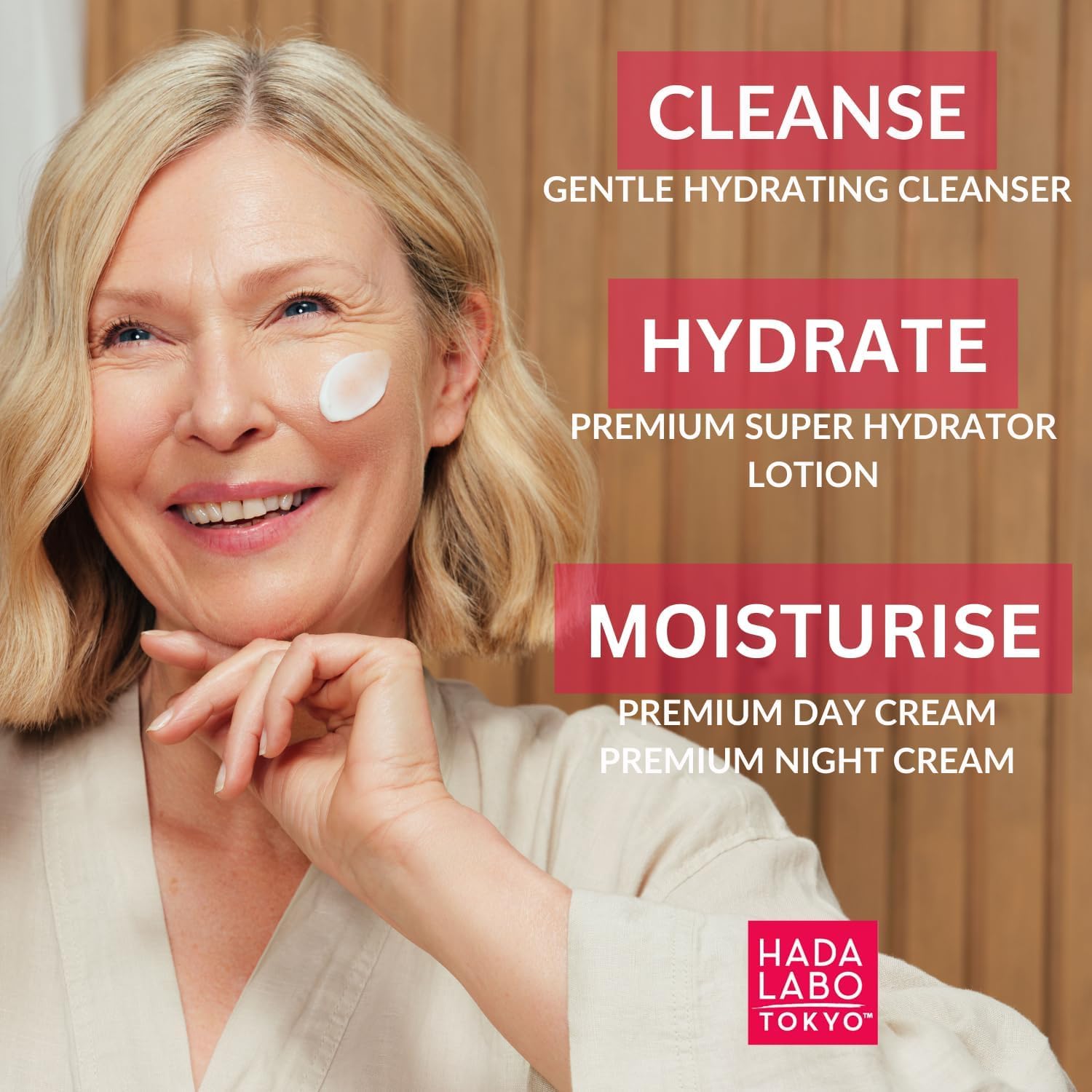 Hada Labo Tokyo Premium Intense Super Hydrator Lotion with 7 Types of Hyaluronic Acid, 150 ml 4