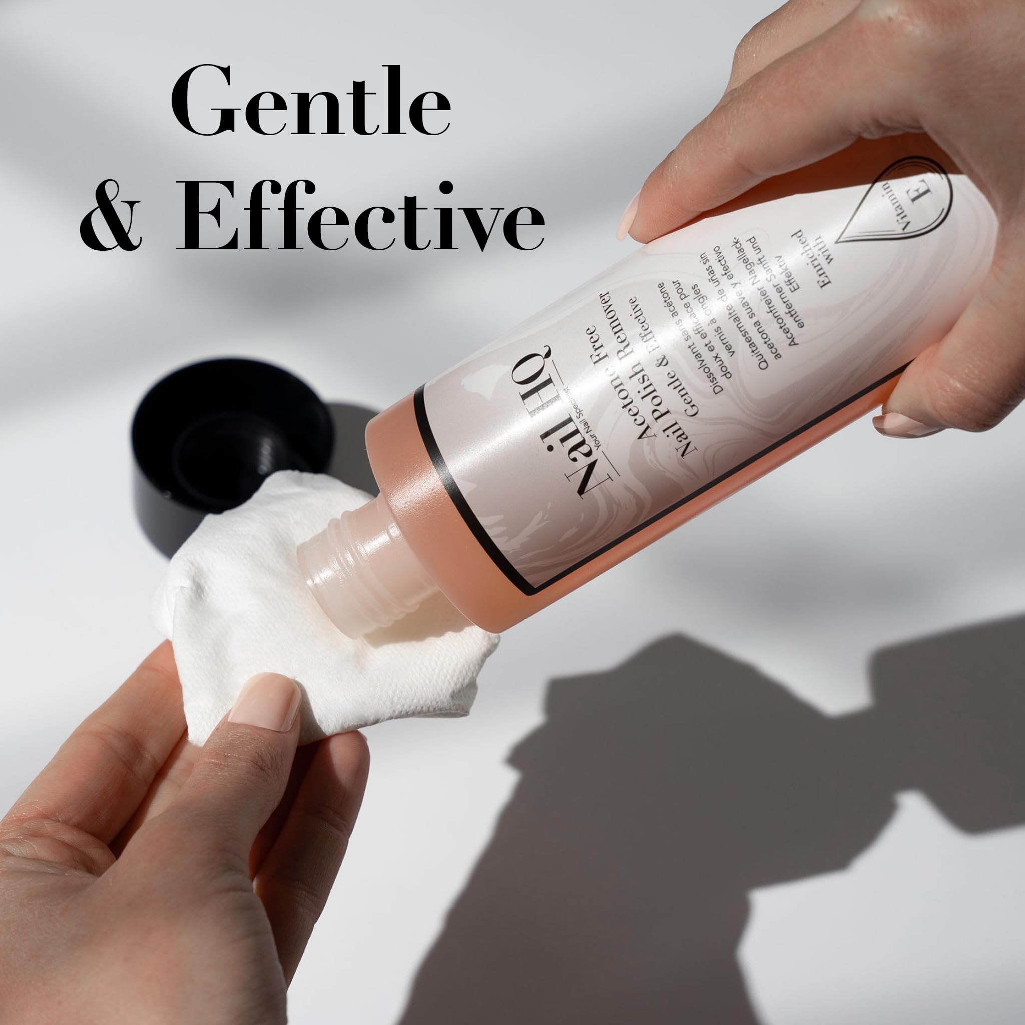 NAIL HQ Acetone-Free Nail Polish Remover with Vitamin E & Panthenol, 235ml 3