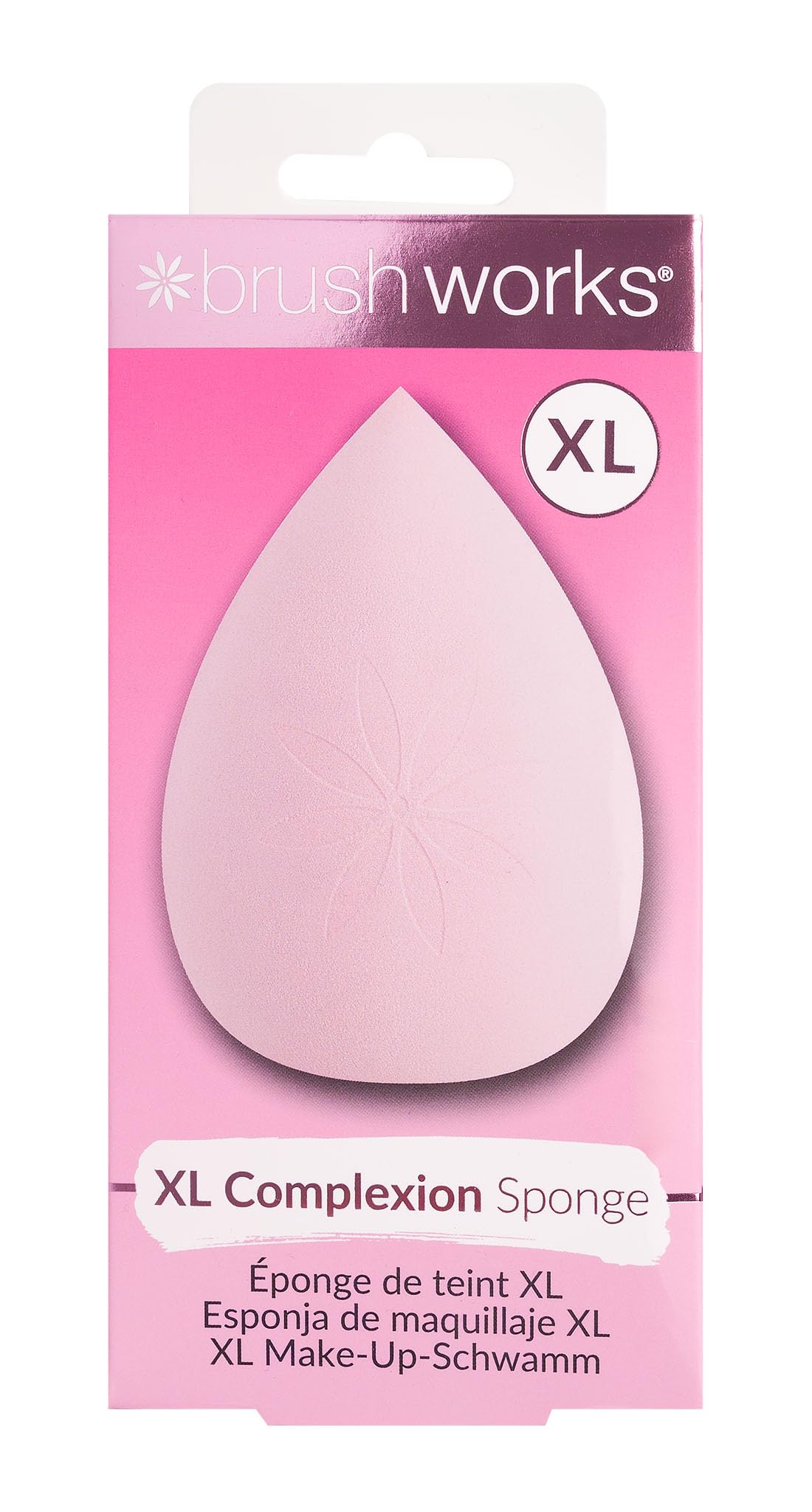 Brushworks XL Complexion Sponge – Extra Large Ultra-Soft Makeup Blender for Face & Body