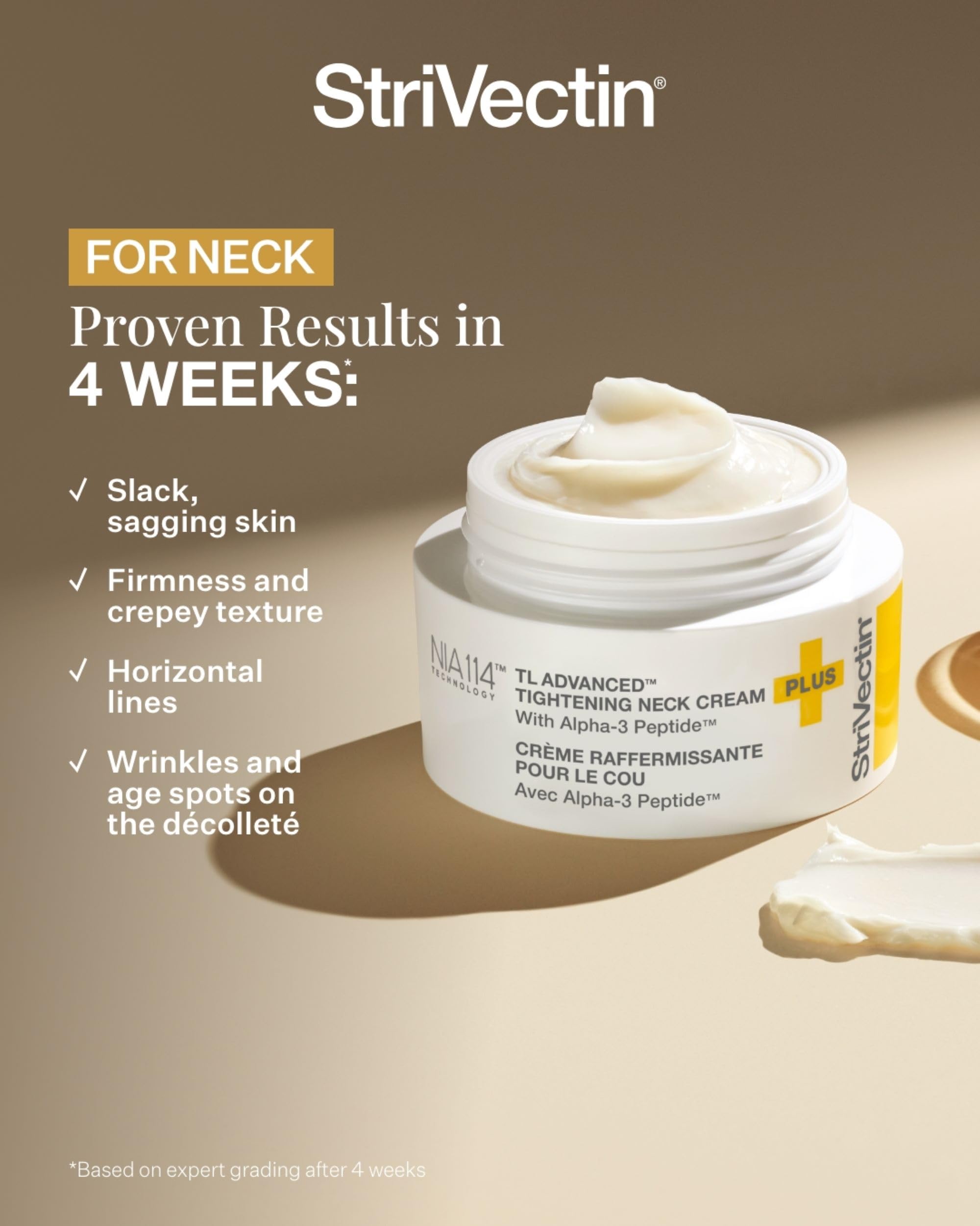 StriVectin TL Advanced™ Tightening Neck Cream PLUS (1.0 Oz, 30ml) for Neck & Décolleté 4