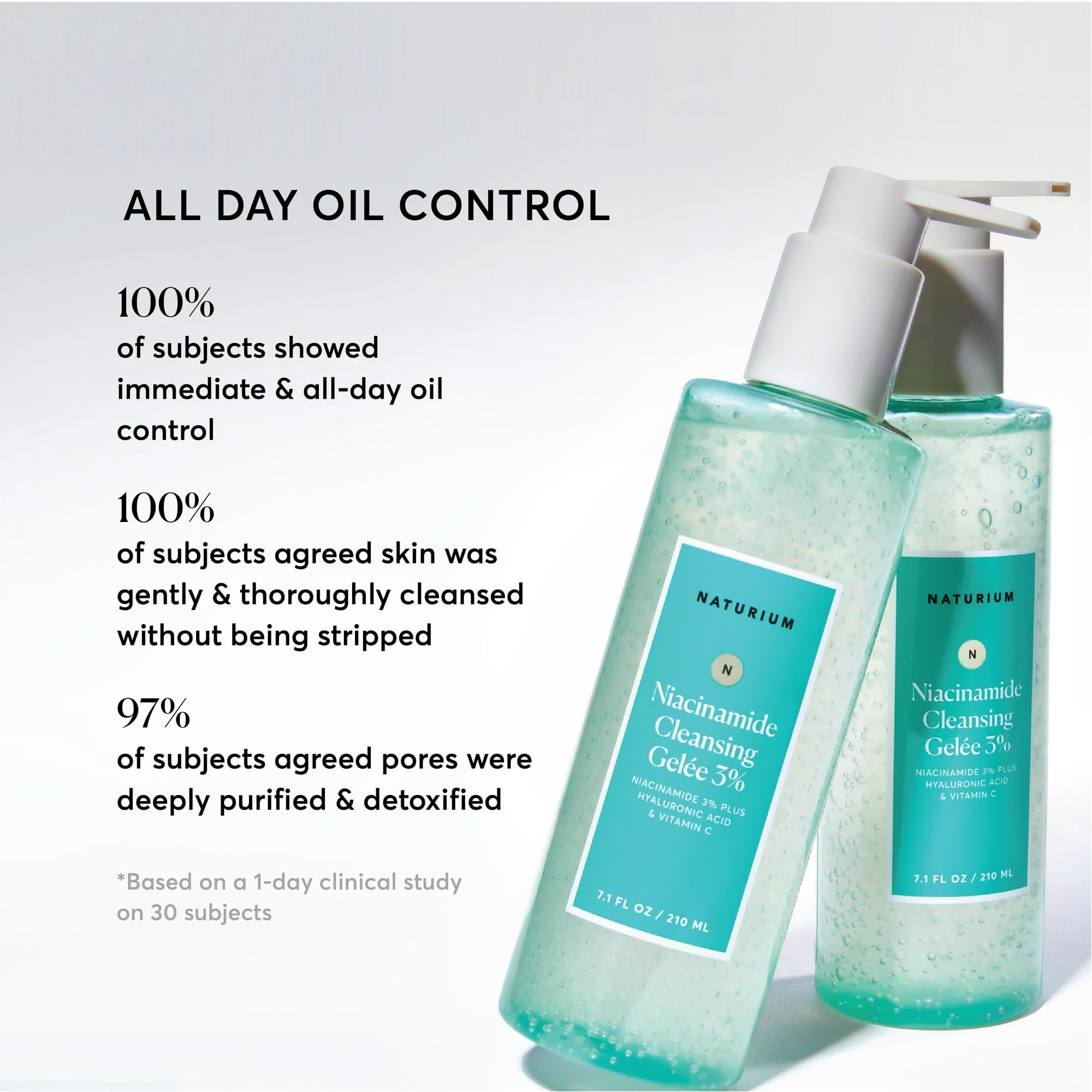 Naturium Niacinamide Cleansing Gelée 3% with Hyaluronic Acid & Vitamin C 4