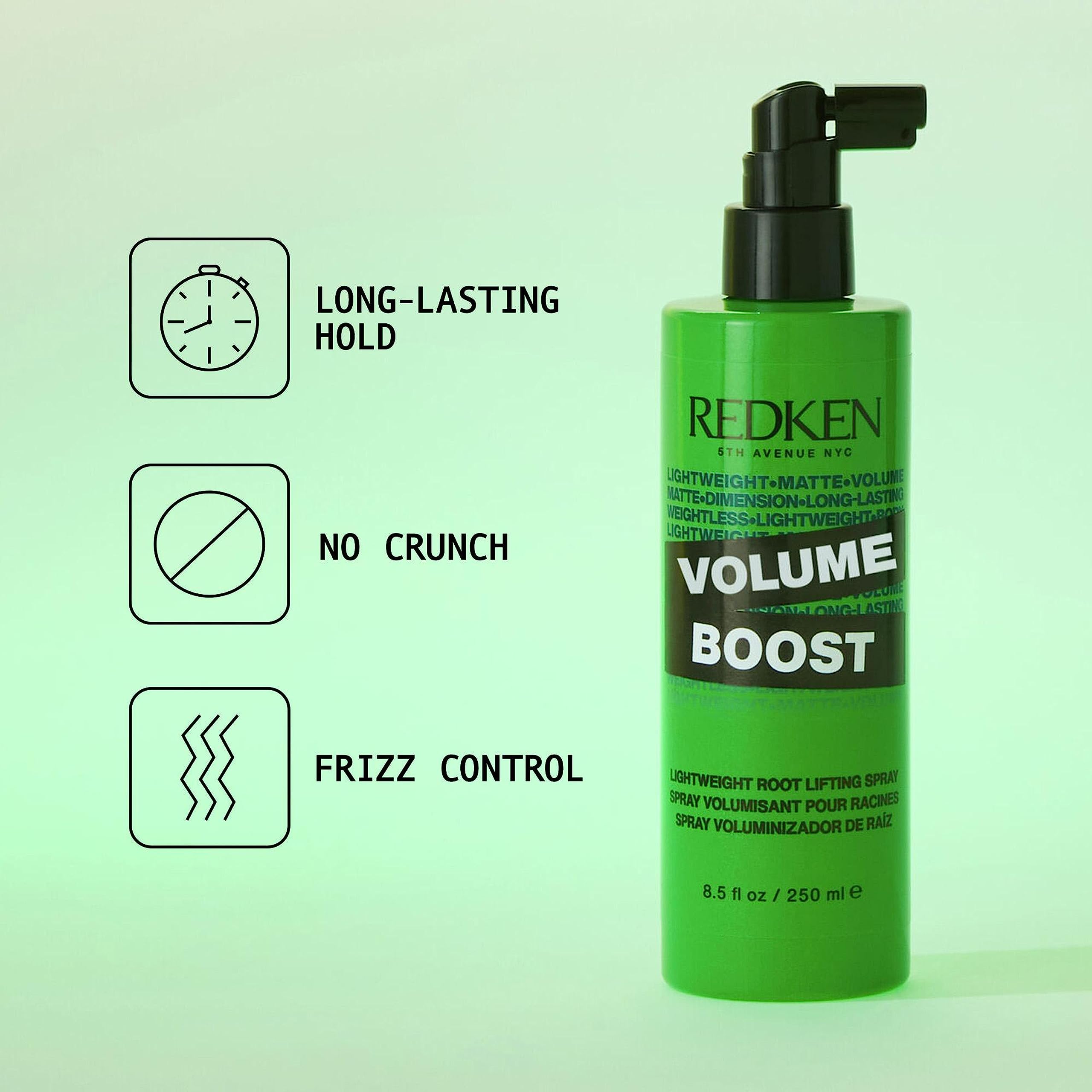 REDKEN Volume Boost Styling Spray for Touchable, Long-Lasting Volume 3