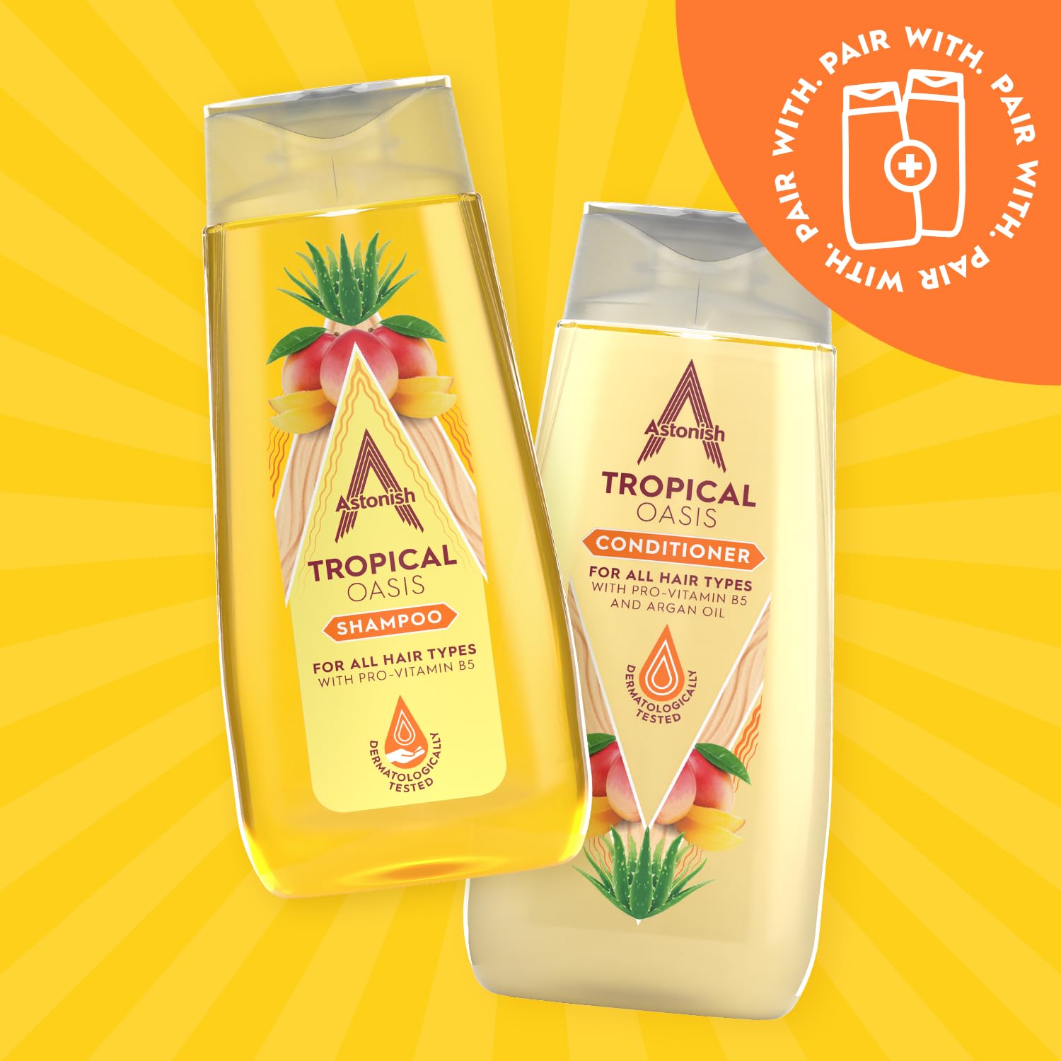 Astonish Tropical Shampoo with Pro-Vitamin B5 (400ml) 5