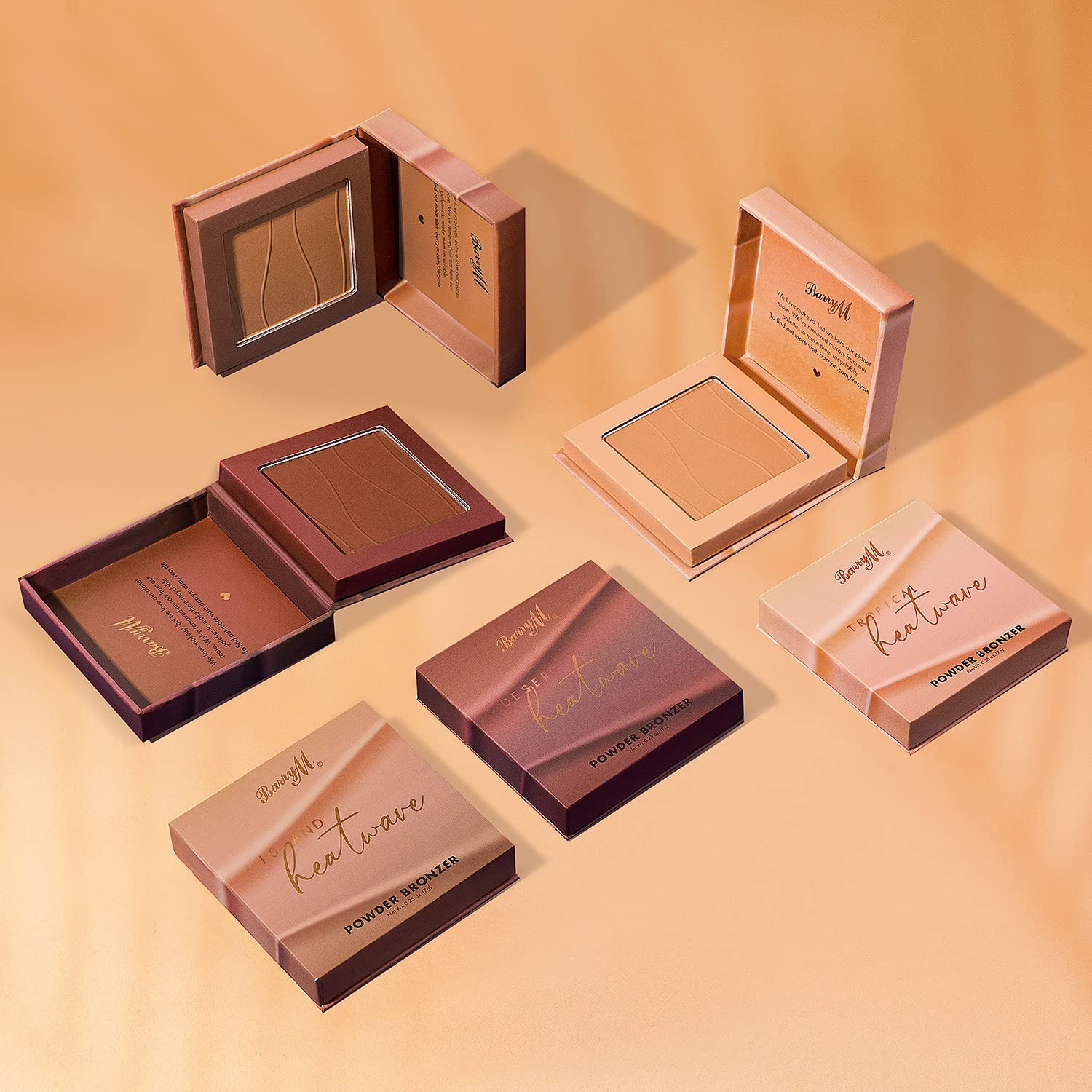 Barry M Cosmetics Heatwave Bronzer angereichert mit Sheabutter, Farbton Island, Medium 3