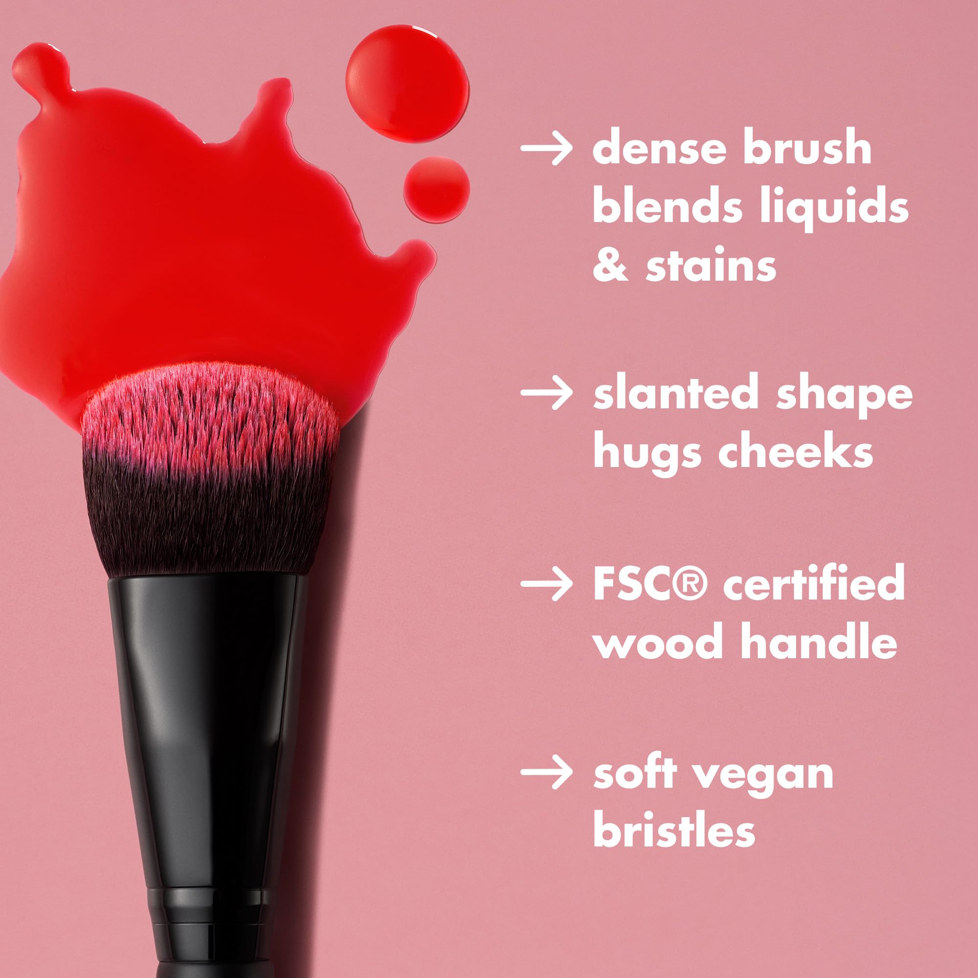 e.l.f. Stain & Tint Blending Brush for Liquid Blush and Cheek Tints 3