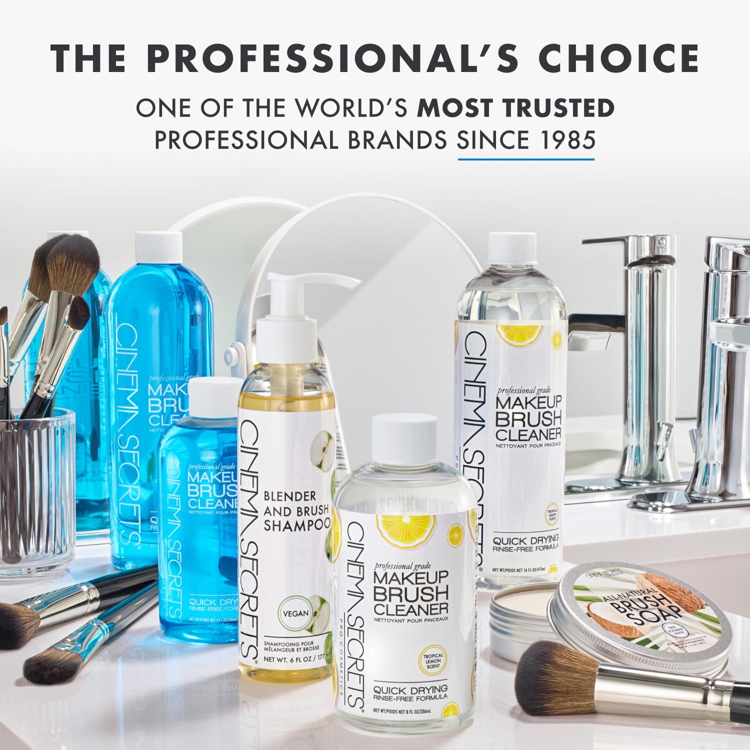 CINEMA SECRETS Professional Makeup Brush Cleanser - Quick Dry Formula 8
