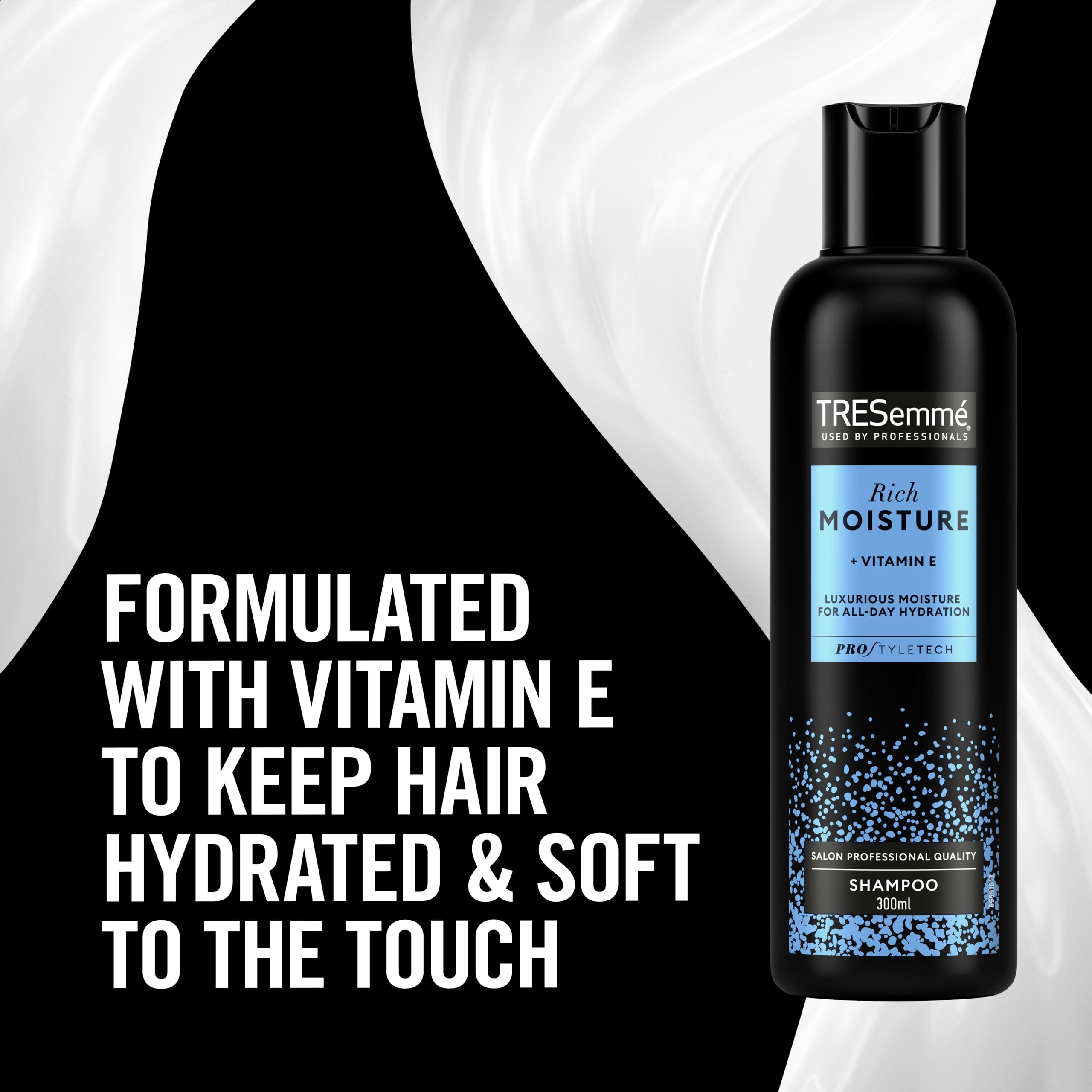 TRESemmé Rich Moisture Shampoo with Vitamin E and PRO Style Technology, 300 ml 6