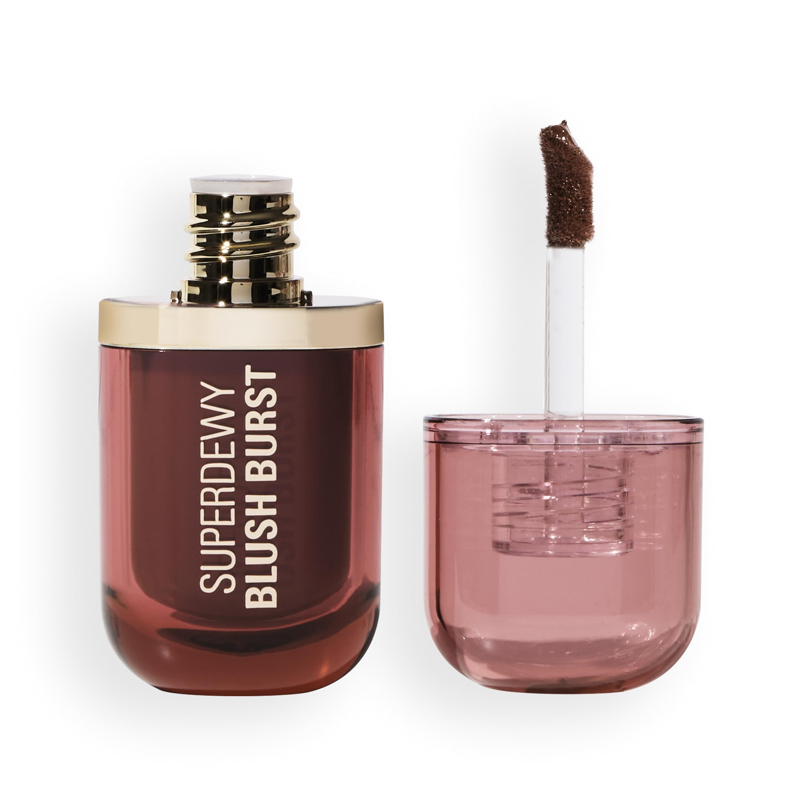 Revolution Superdewy Liquid Blush Serum with Peptides & Hyaluronic Acid - Caramel Cooler Bronze