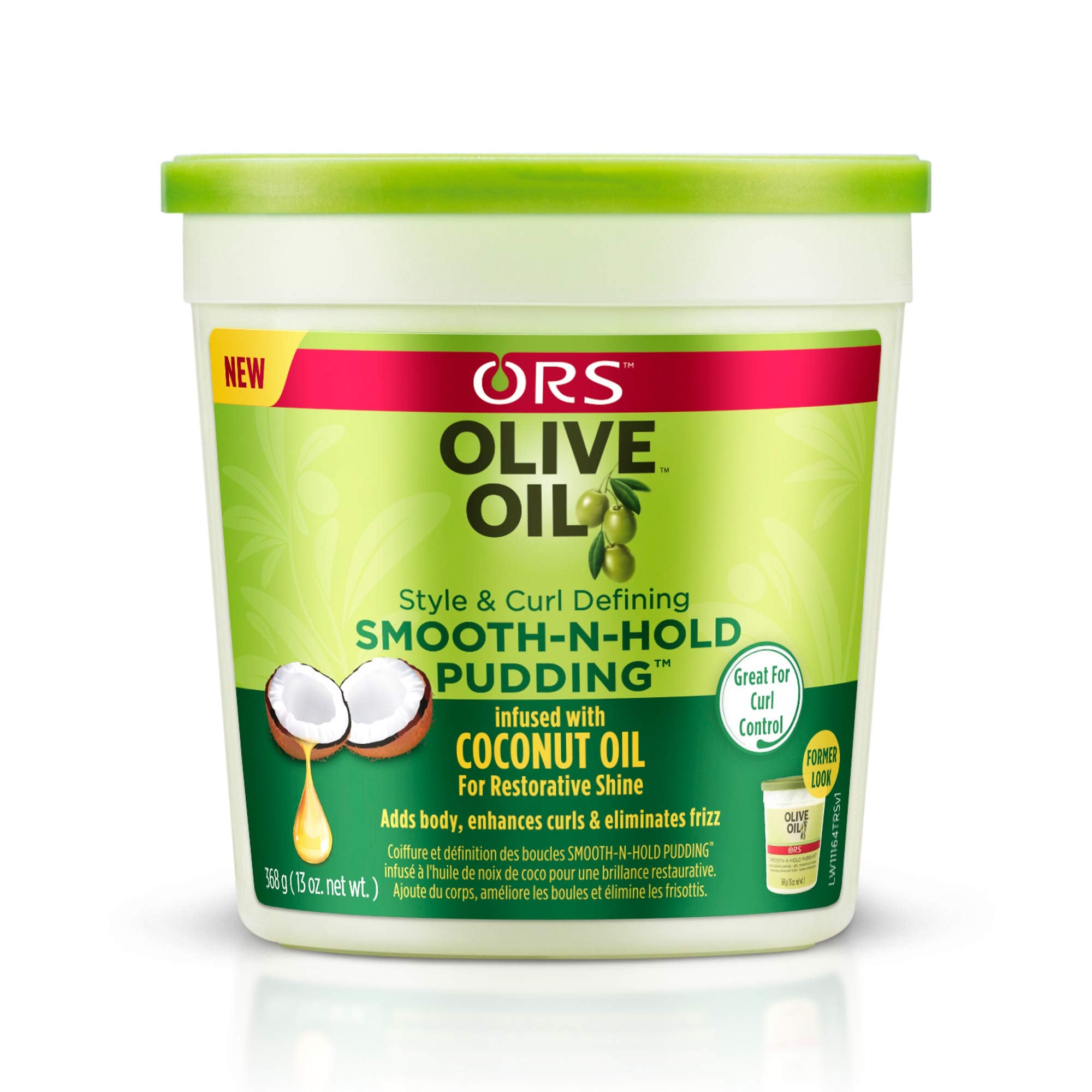 ORS Olive Oil Style & Curl Defining Smooth & Hold Pudding with Coconut Oil