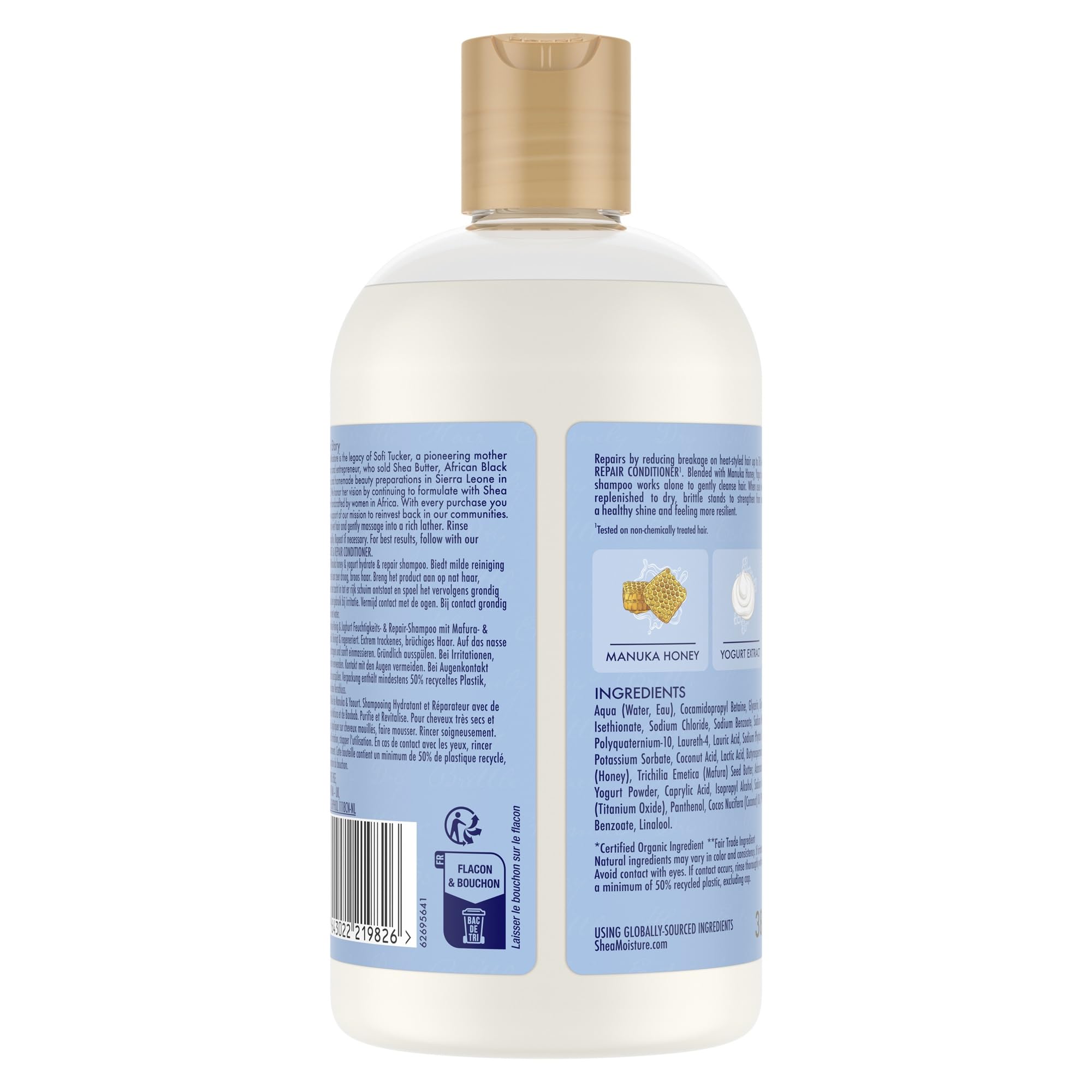 SheaMoisture Manuka Honey & Yoghurt Hydrate & Repair Shampoo for Dry, Brittle Hair 6