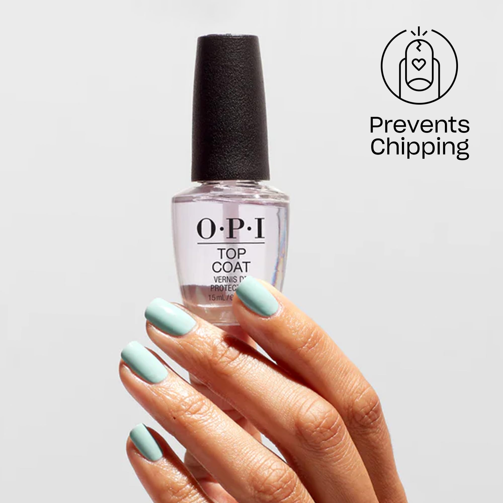 OPI Top Coat Nail Polish 15ml for Professional Manicures 6