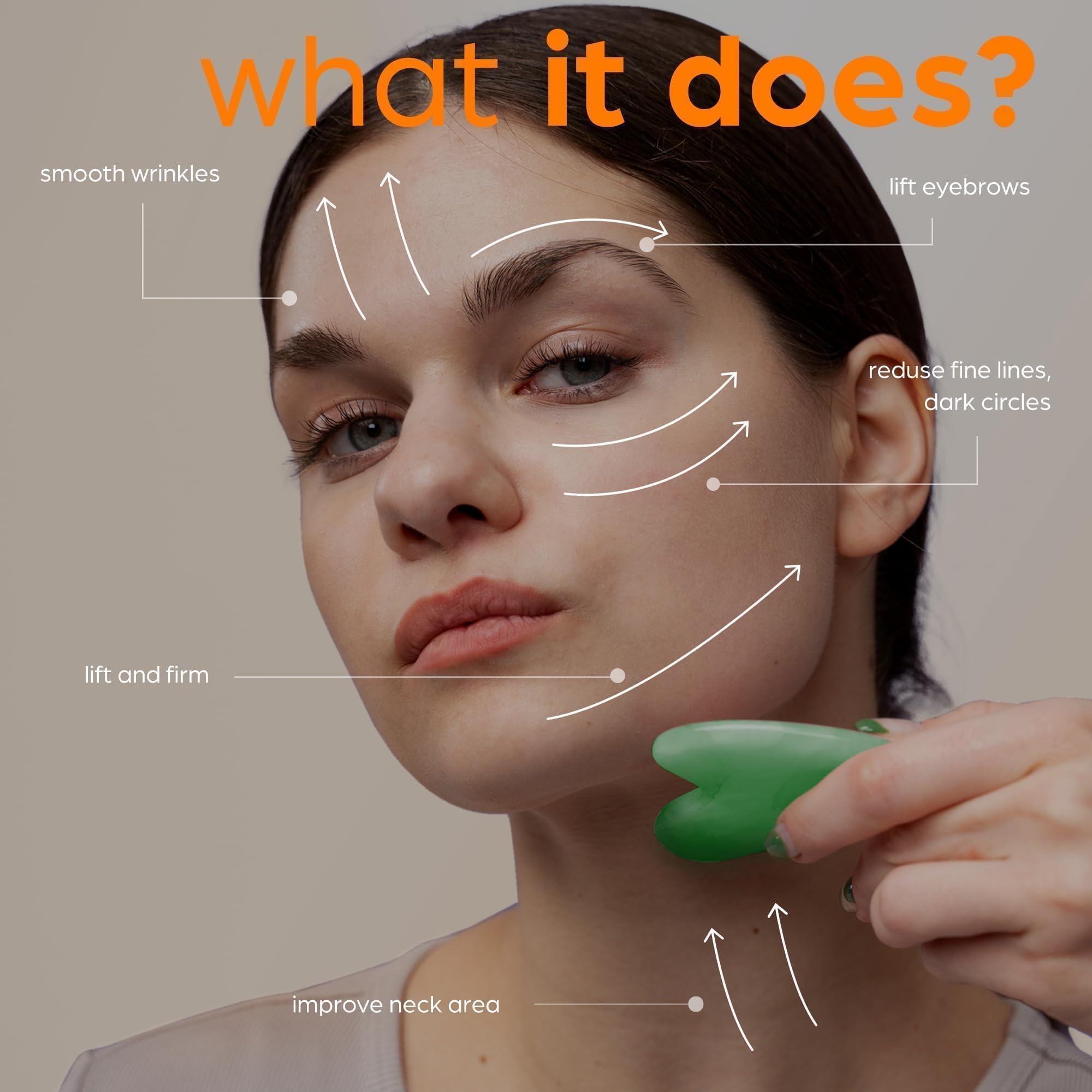 Artnaturals Vitamin E Bio Oil (4.0oz) & Gua Sha Facial Tools Set for Body and Face 6