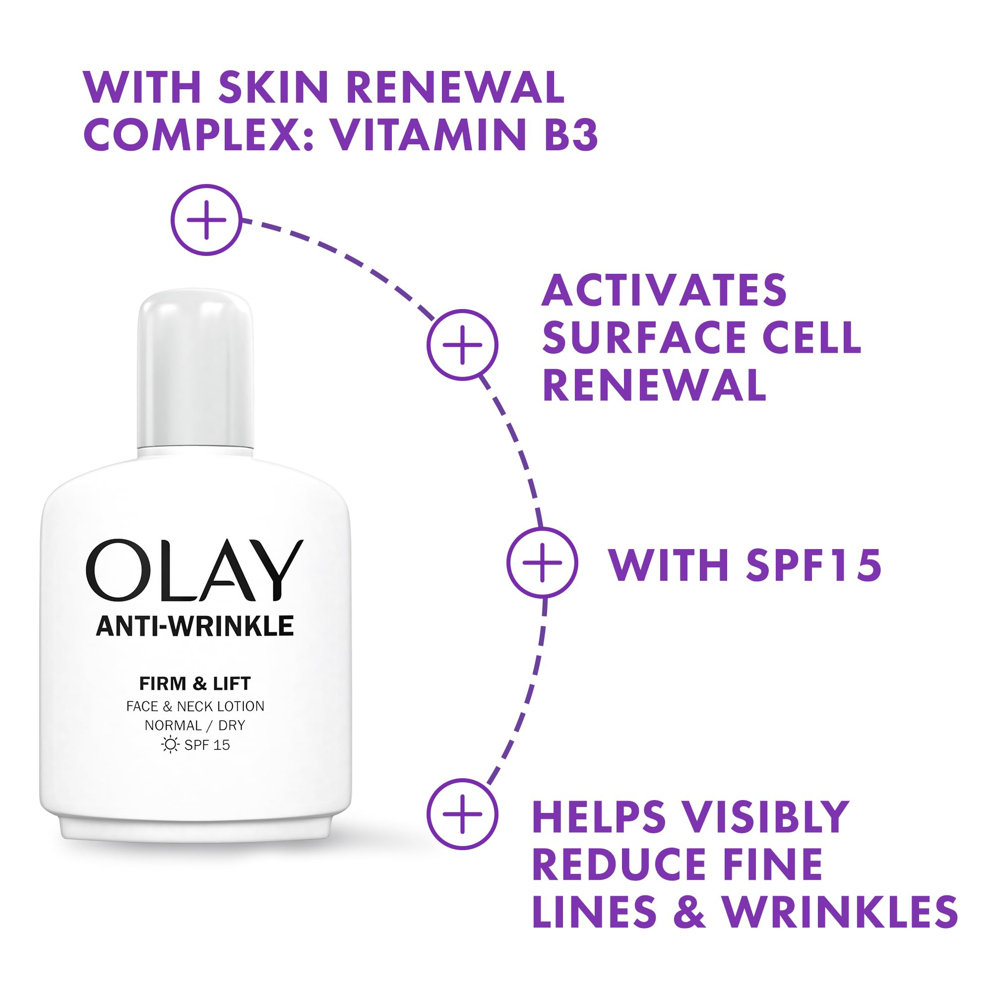 Olay Anti-Wrinkle Firm & Lift Face and Neck Lotion with SPF15 4