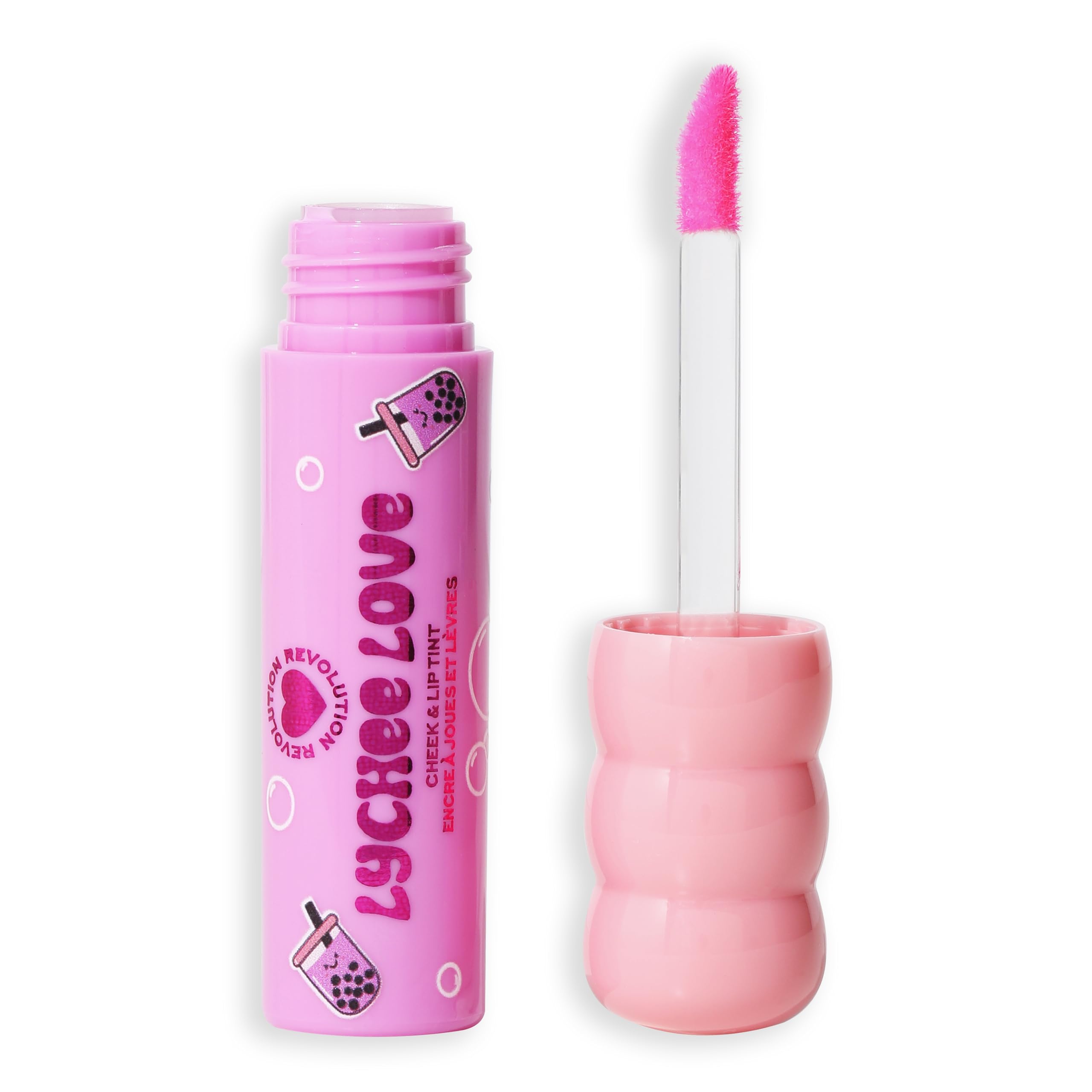 I Heart Revolution Bubble Tea Milky Blush + Lip Tint - Hydrating All-In-One
