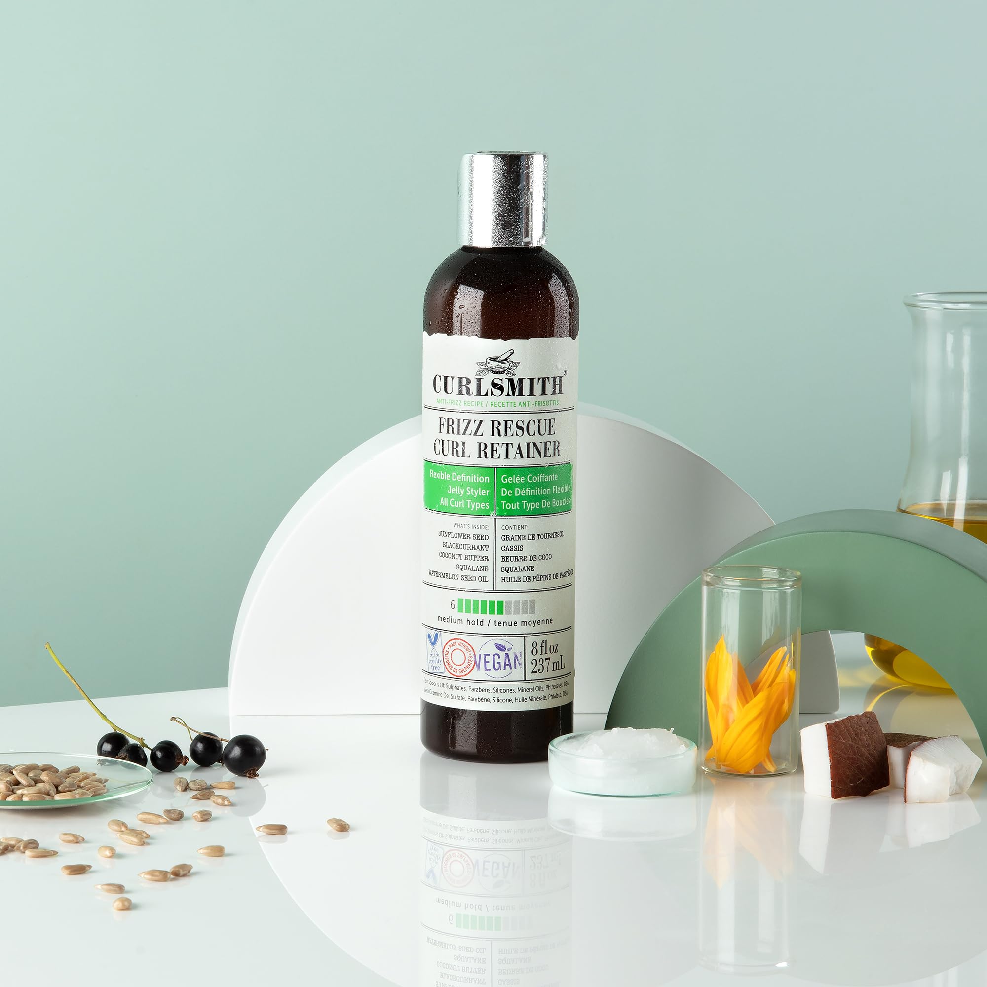 CURLSMITH Frizz Rescue Curl Retainer Jelly Styler for All Curls - Medium Hold 4