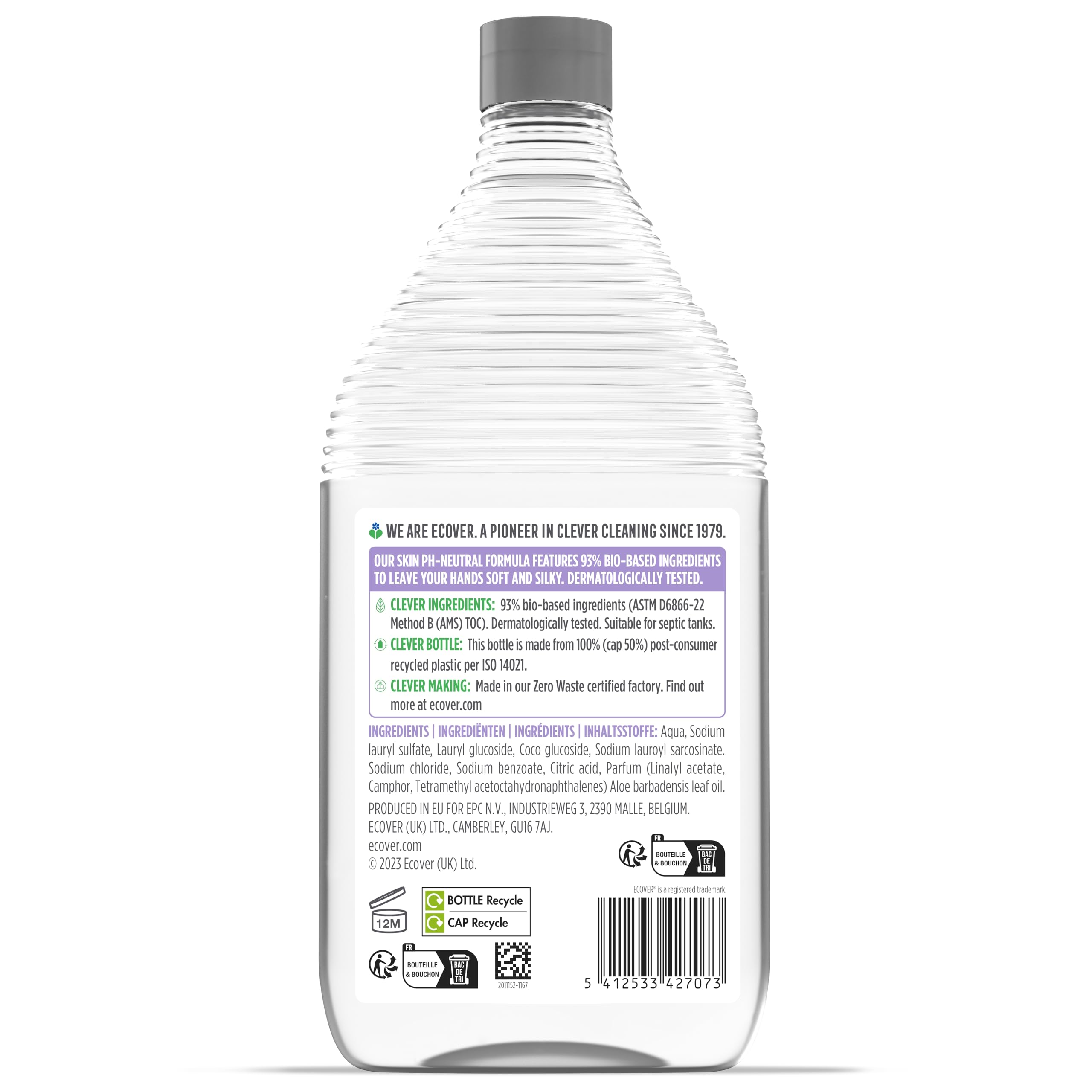 Ecover Hand Wash Refill - Gentle Cleansing with Fresh Lavender Scent