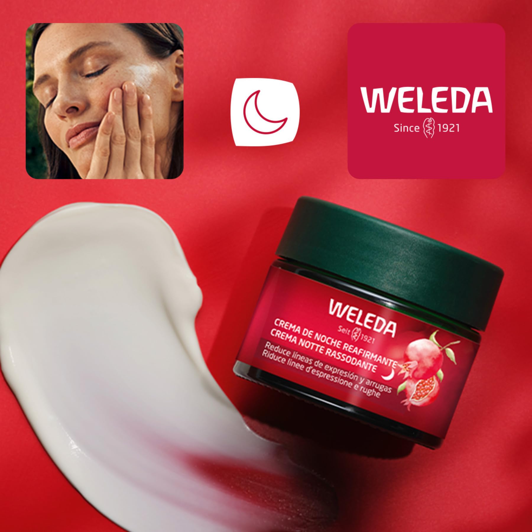 Weleda Firming Night Face Cream with Pomegranate & Maca Peptides for Renewal 7
