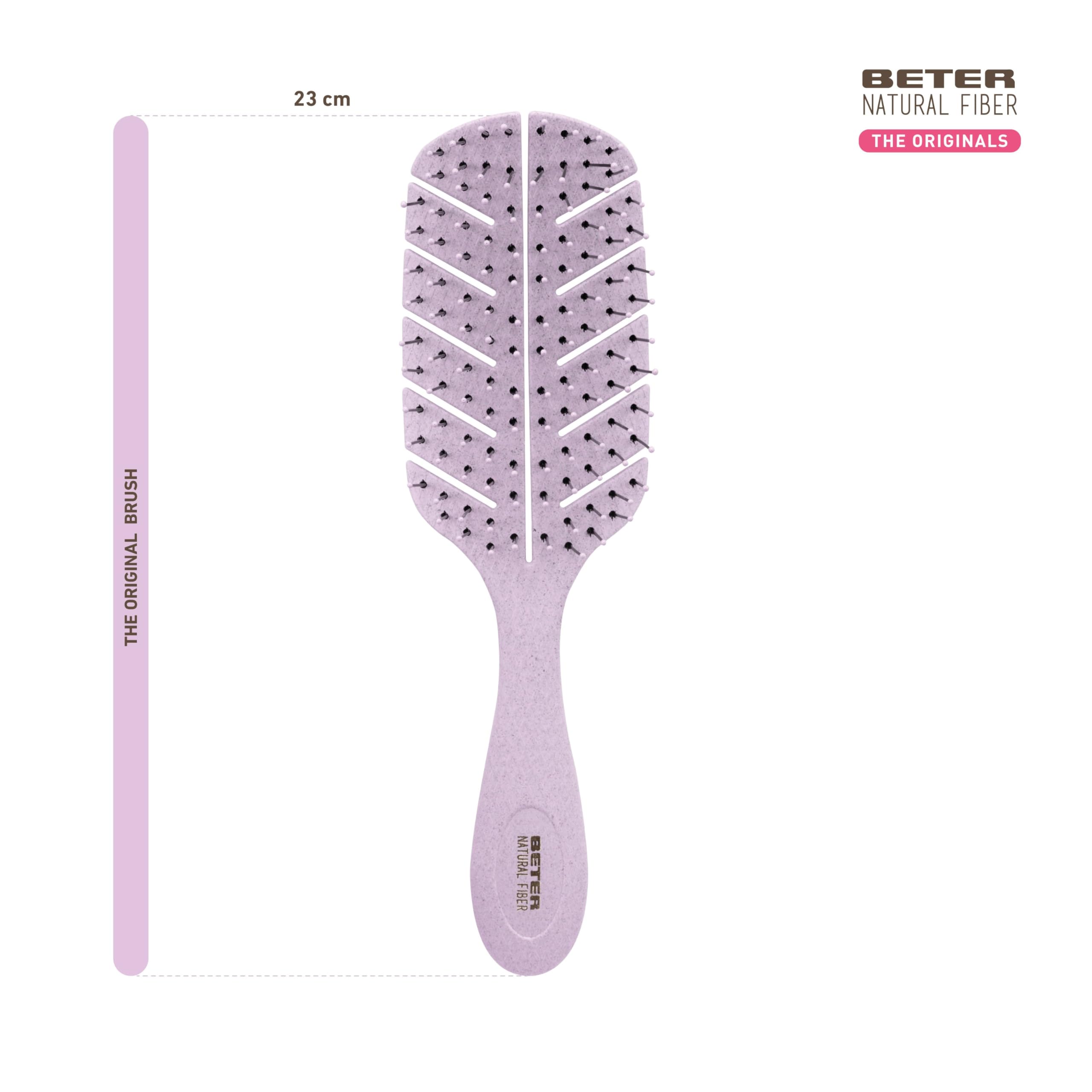 Beter Natural Fiber Detangling Brush - Anti-Tangle Eco Hairbrush for Wet or Dry Hair 4