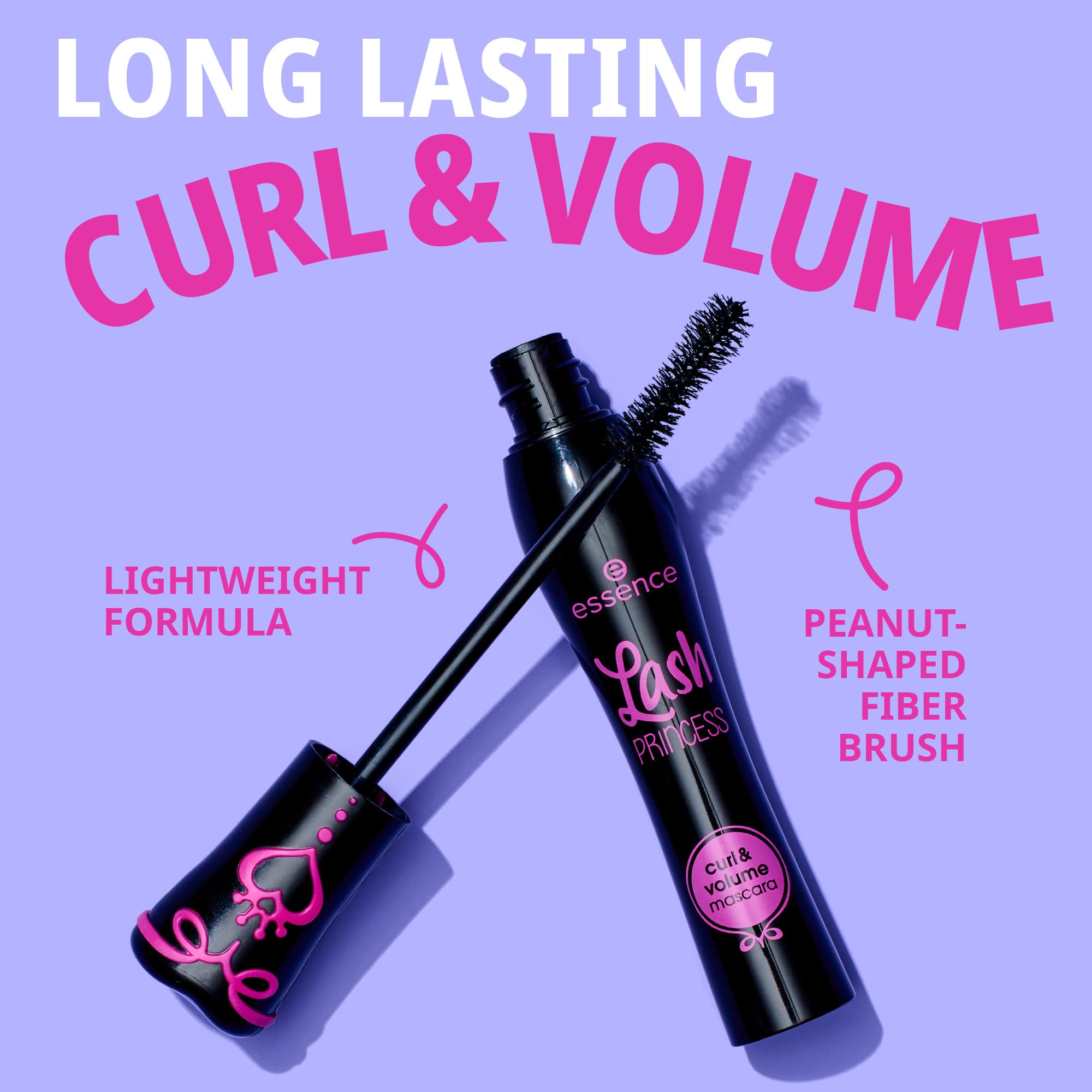essence Lash PRINCESS Curl & Volume Mascara for Instant Curl and Breathtaking Volume 3