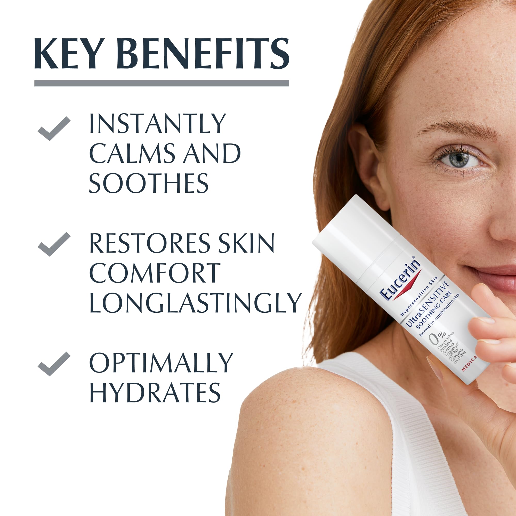 Eucerin UltraSensitive Beruhigende Tagescreme (Normale bis Mischhaut)