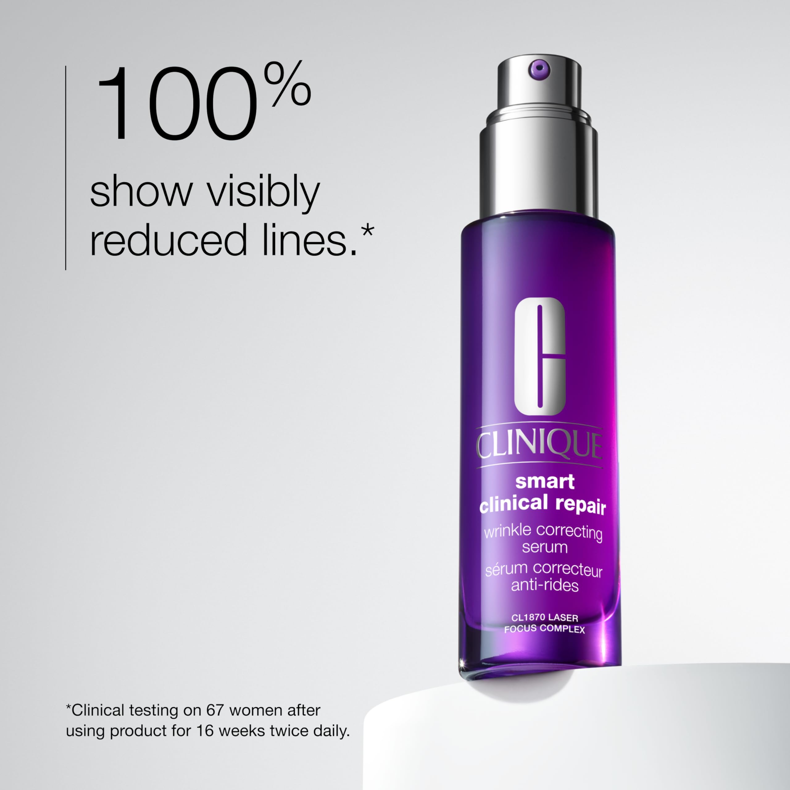 Clinique Smart Clinical Repair Wrinkle Correcting Serum with 9.5% Peptides + 1% Retinoid