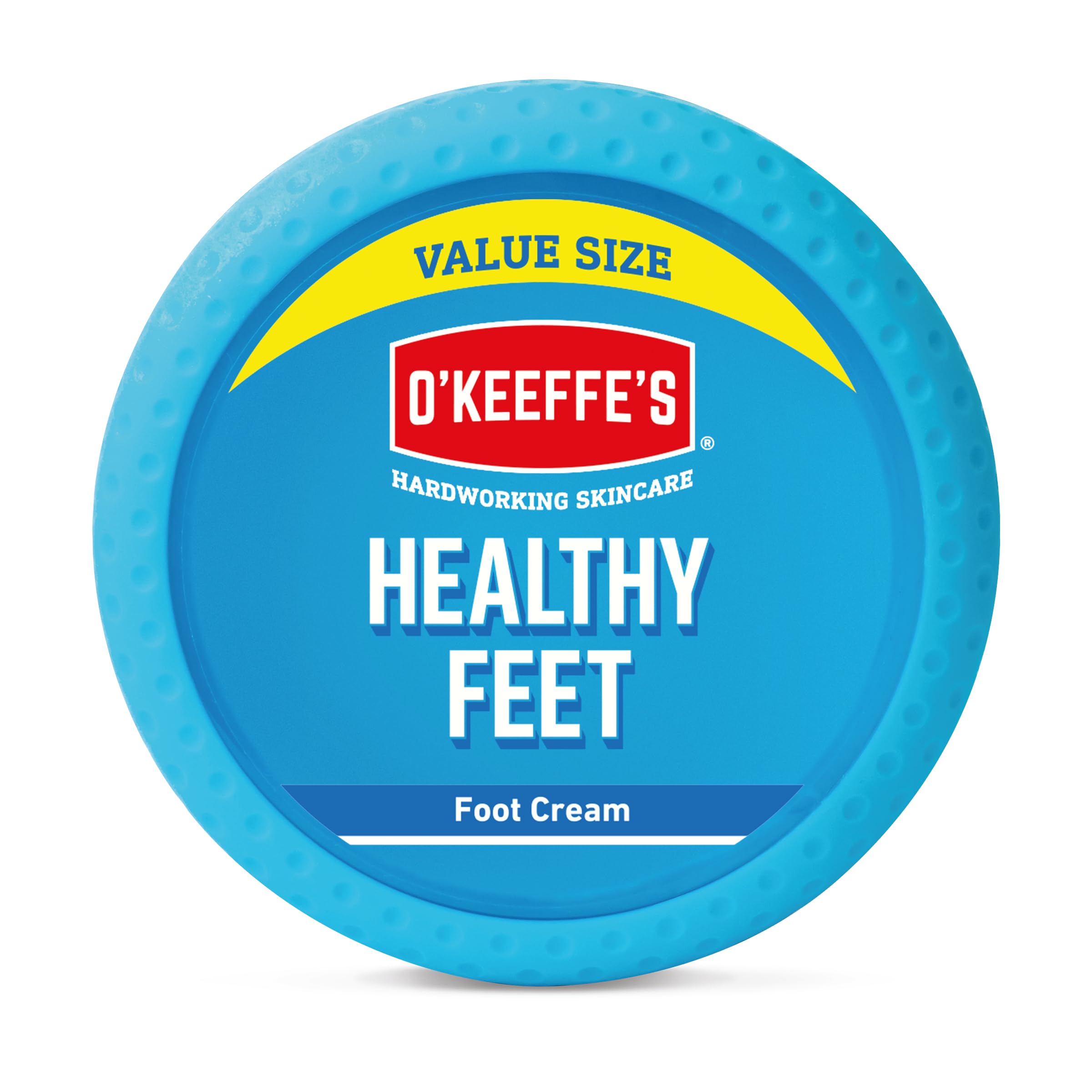 O"Keeffe"s Healthy Feet Foot Cream Value Size Jar for Extremely Dry Feet, 180g
