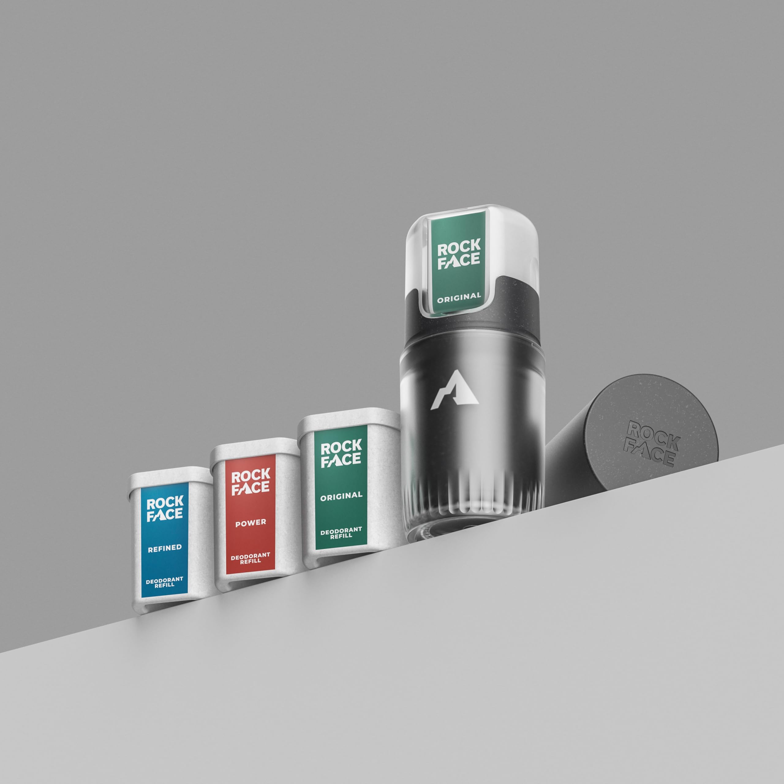 Rock Face Natural Deodorant Refill for Men - Refined Scent, 48 Hour Protection 6