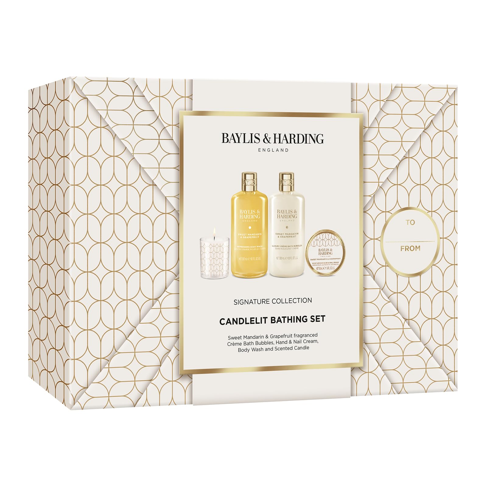 Baylis & Harding Sweet Mandarin & Grapefruit Candlelit Bathing Gift Set 8