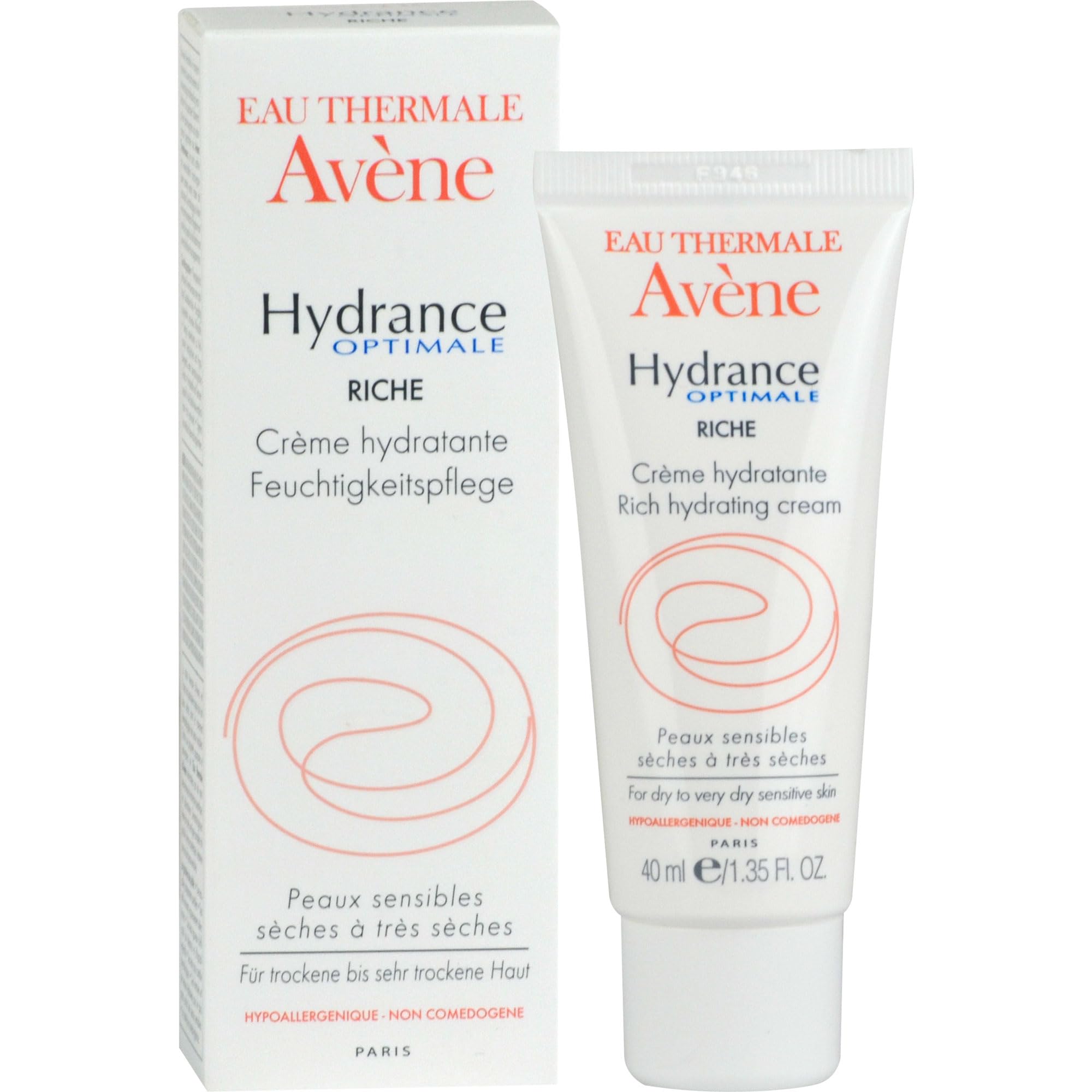 Avene Hydrance Hydrating Cream for Dry, Very Dry, and Sensitive Skin - 40 ml