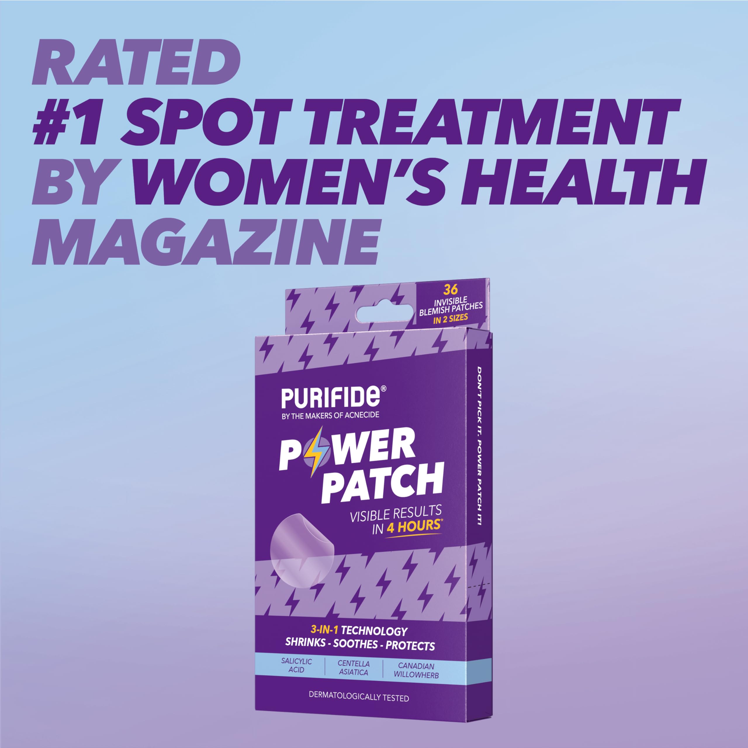Acnecide Purifide Power Pimple Patches - 36 Invisible Spot Treatments with Salicylic Acid 4