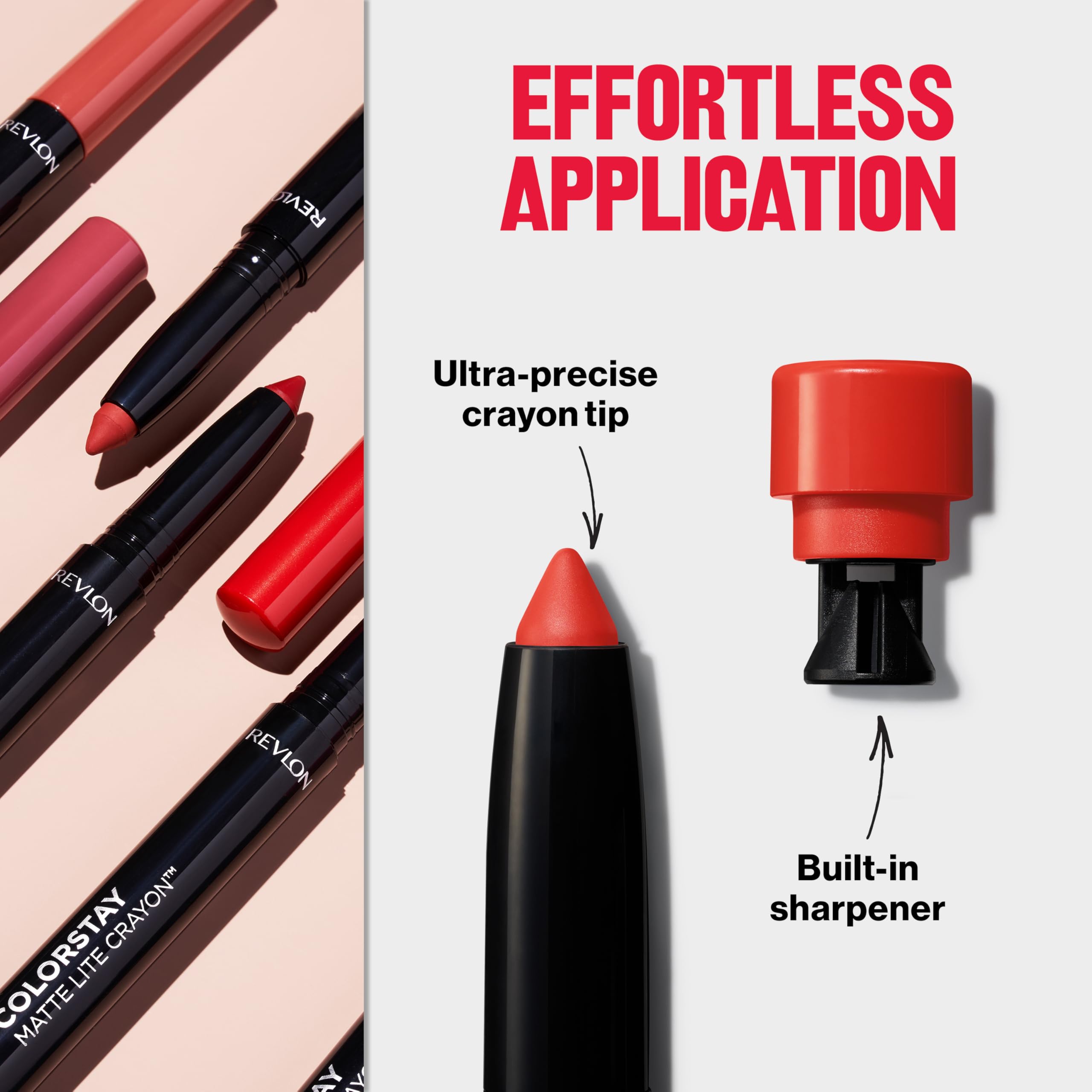 Revlon ColorStay Matte Lite Crayon Lipstick - Souffle All Day, Lightweight Matte 4