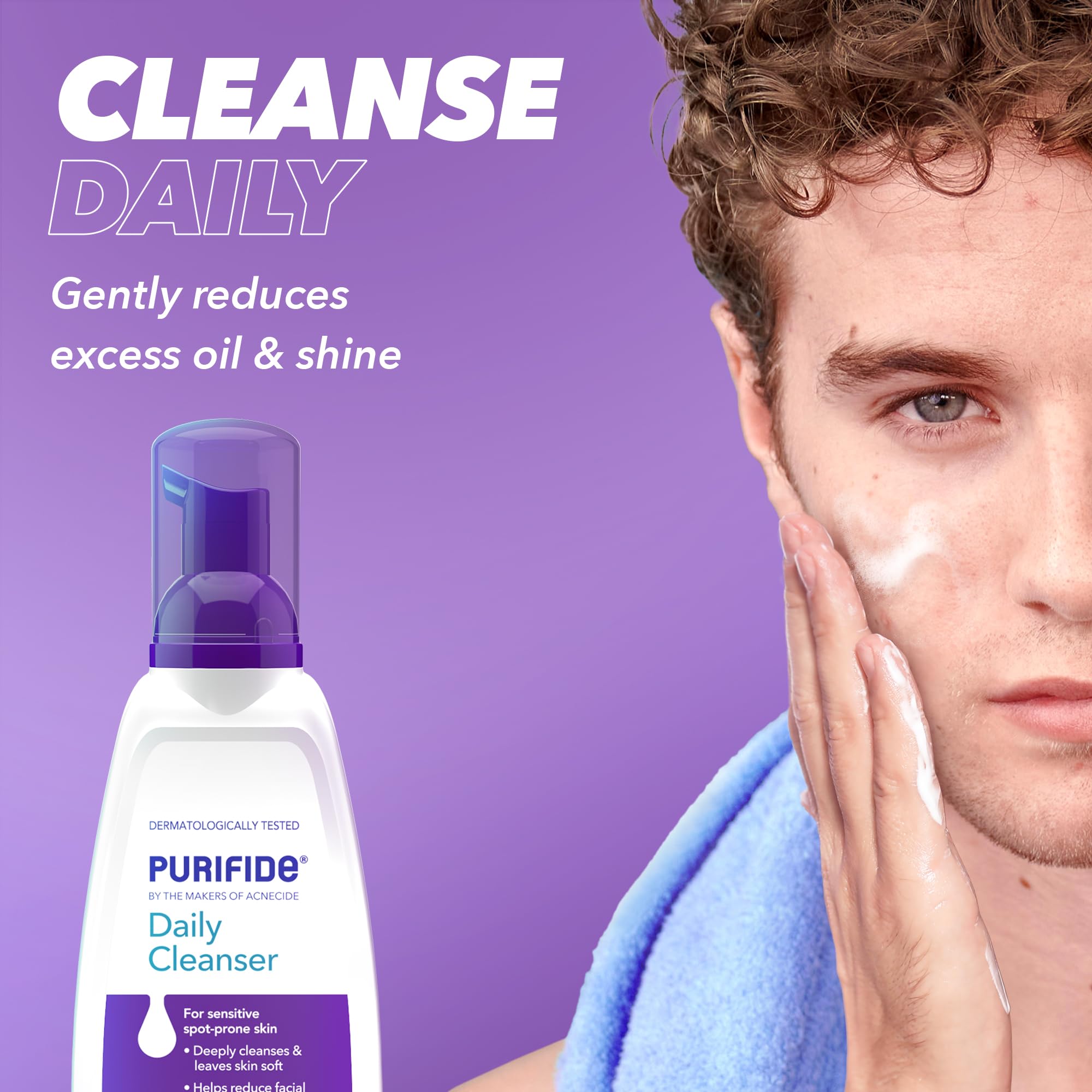 Purifide by Acnecide Daily Cleanser Akne-Gesichtsreinigung für zu Unreinheiten neigende Haut &amp; Bl