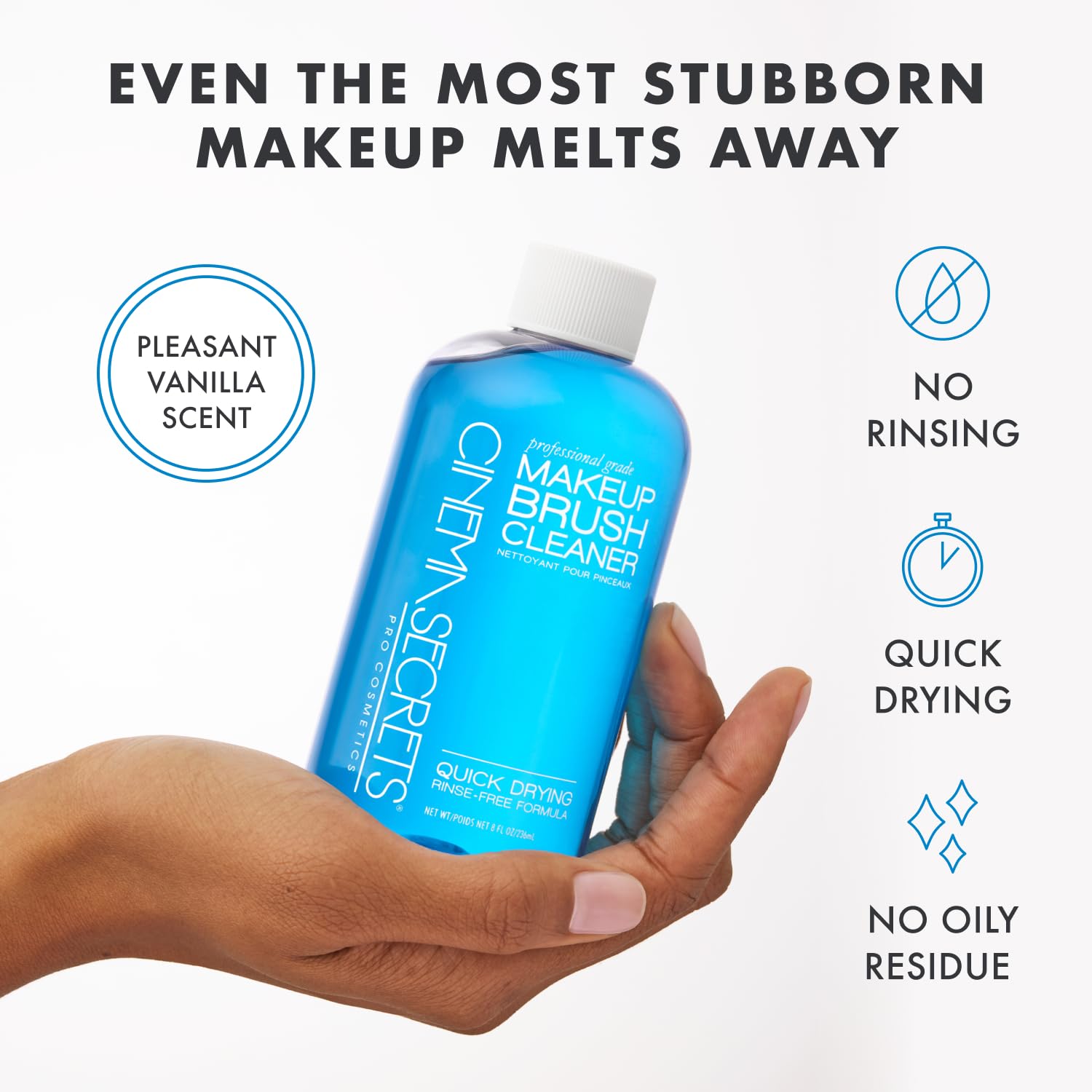 CINEMA SECRETS Professional Makeup Brush Cleanser - Quick Dry Formula 3