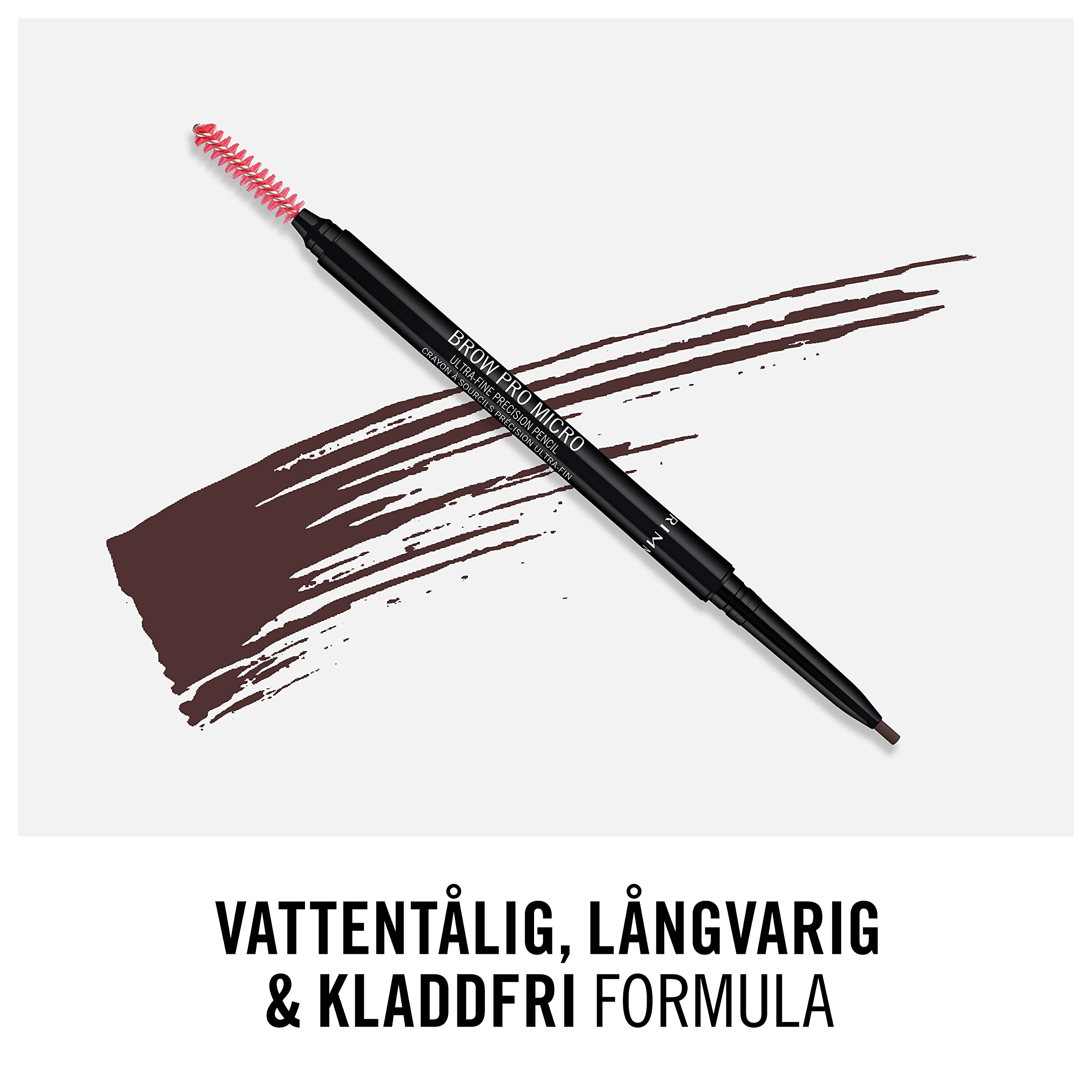 Rimmel Brow Pro Micro Ultra-Fine Precision Pencil - Dark Brown 003 for Defining & Filling 9