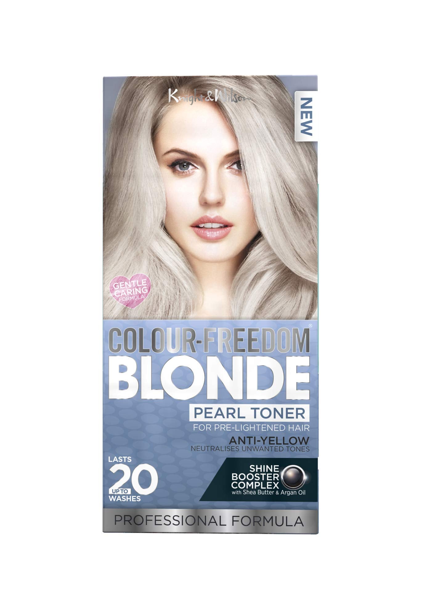 Knight & Wilson Colour-Freedom Permanent Pearl Blonde Toner for Cool Blonde Hair