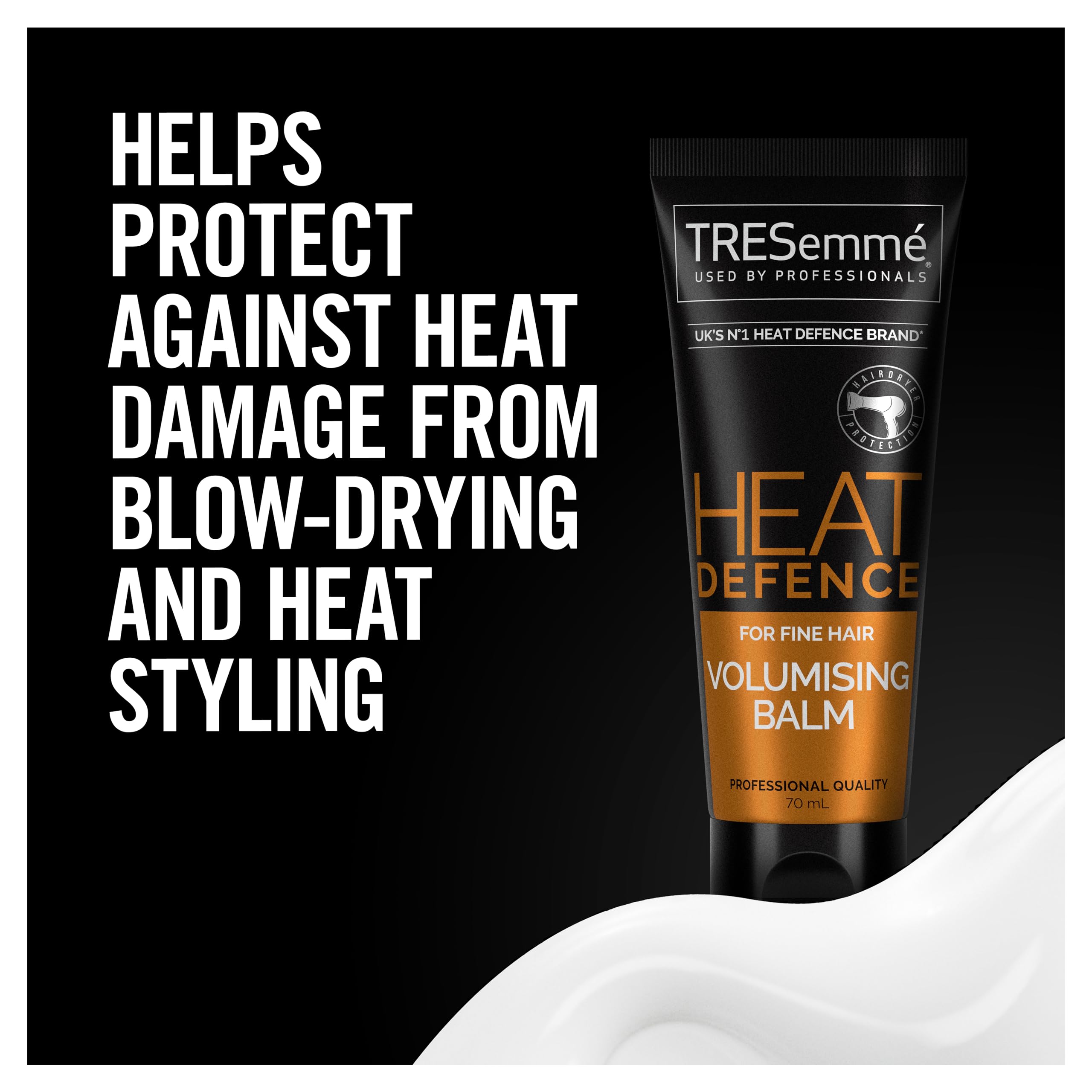 TRESemmé Heat Defence Volumising Balm for Fine Hair, Up to 230°C Protection 3