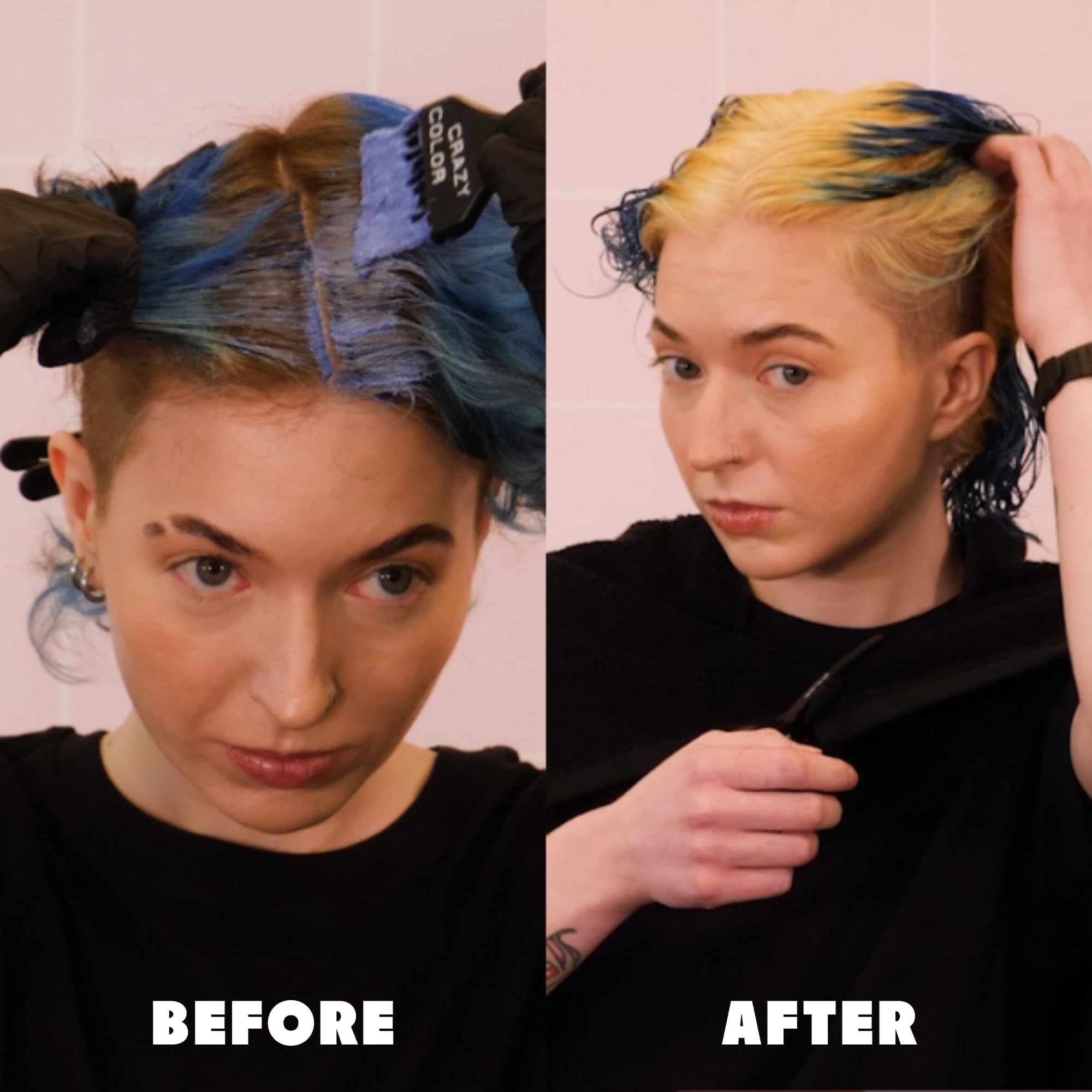 Crazy Color High Lift Bleaching Kit with 30 Vol (9%) Developer & Tools 4