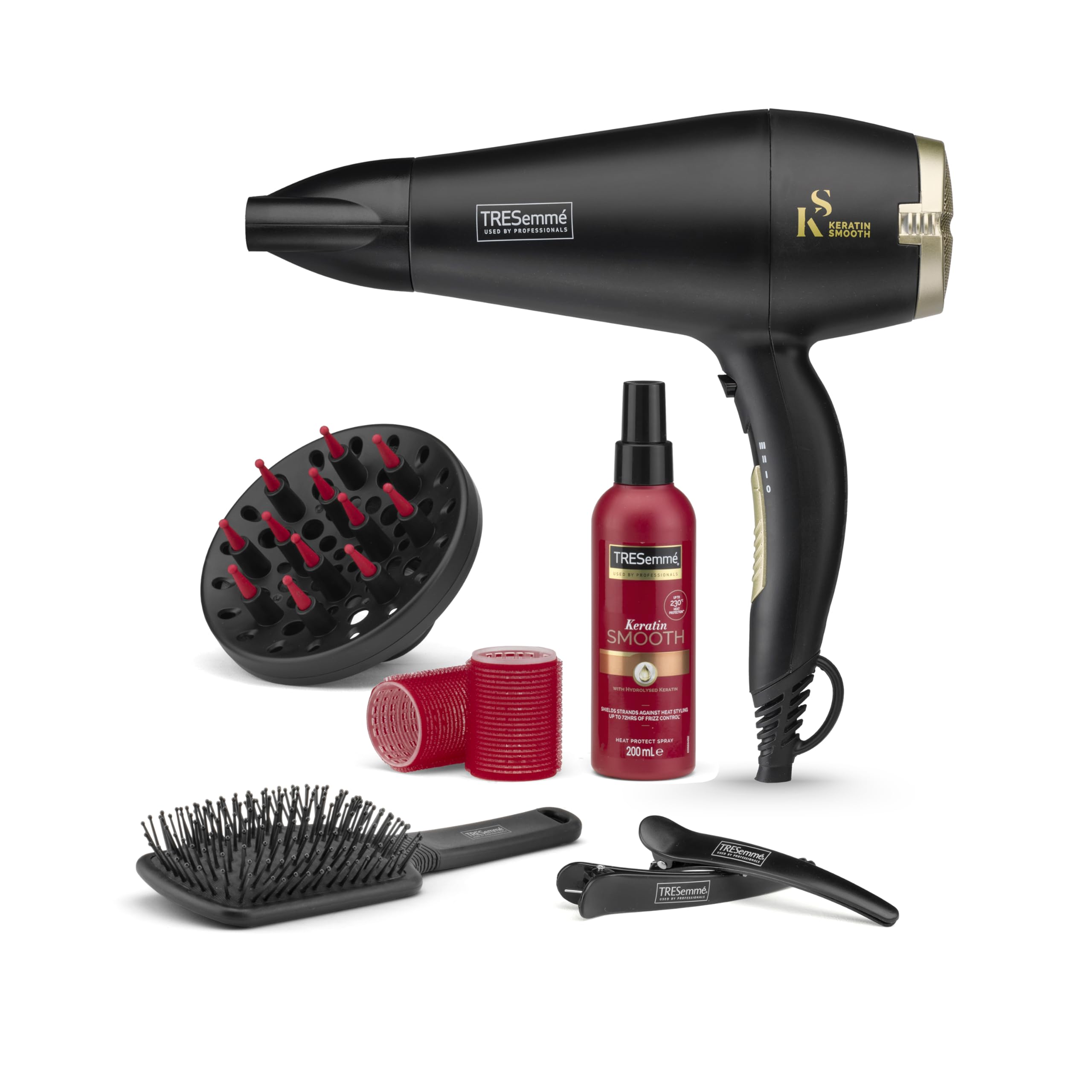 TRESemme Keratin Smooth Volume Shine Hair Dryer & Diffuser Gift Set - 2200W