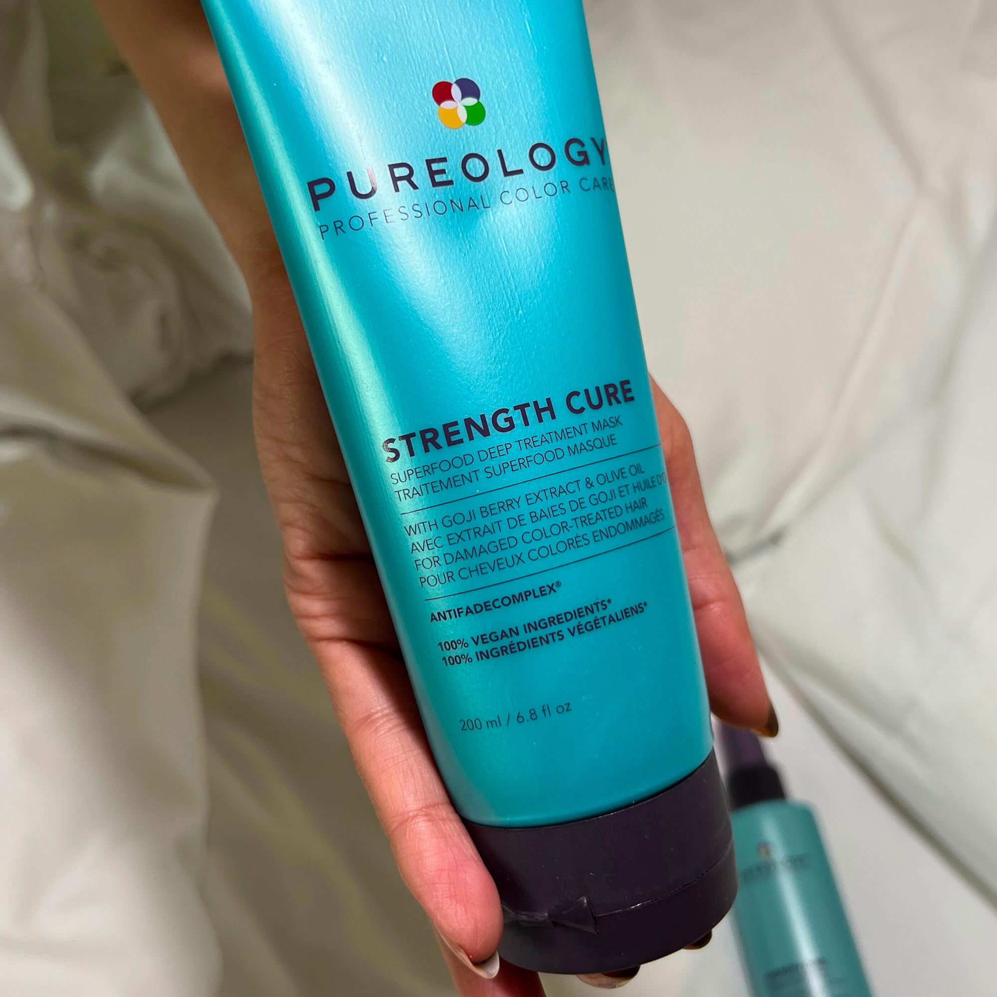 PUREOLOGY Strength Cure Superfood Deep Treatment Hair Mask for Damaged Hair 6