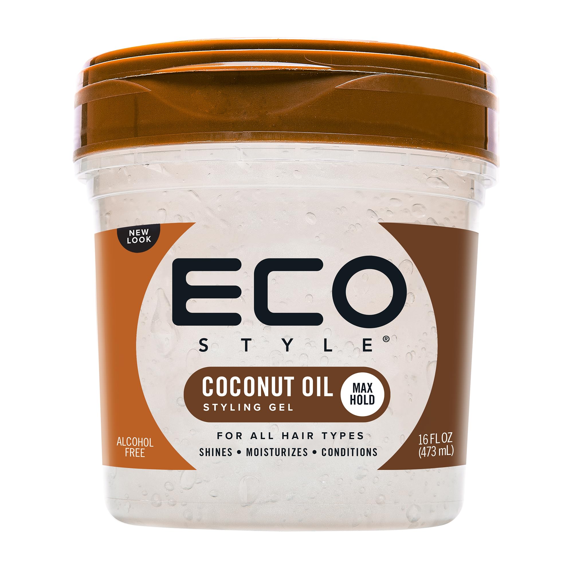 Eco Styler Coconut Oil Styling Gel for Superior Hold and Shine (16oz)