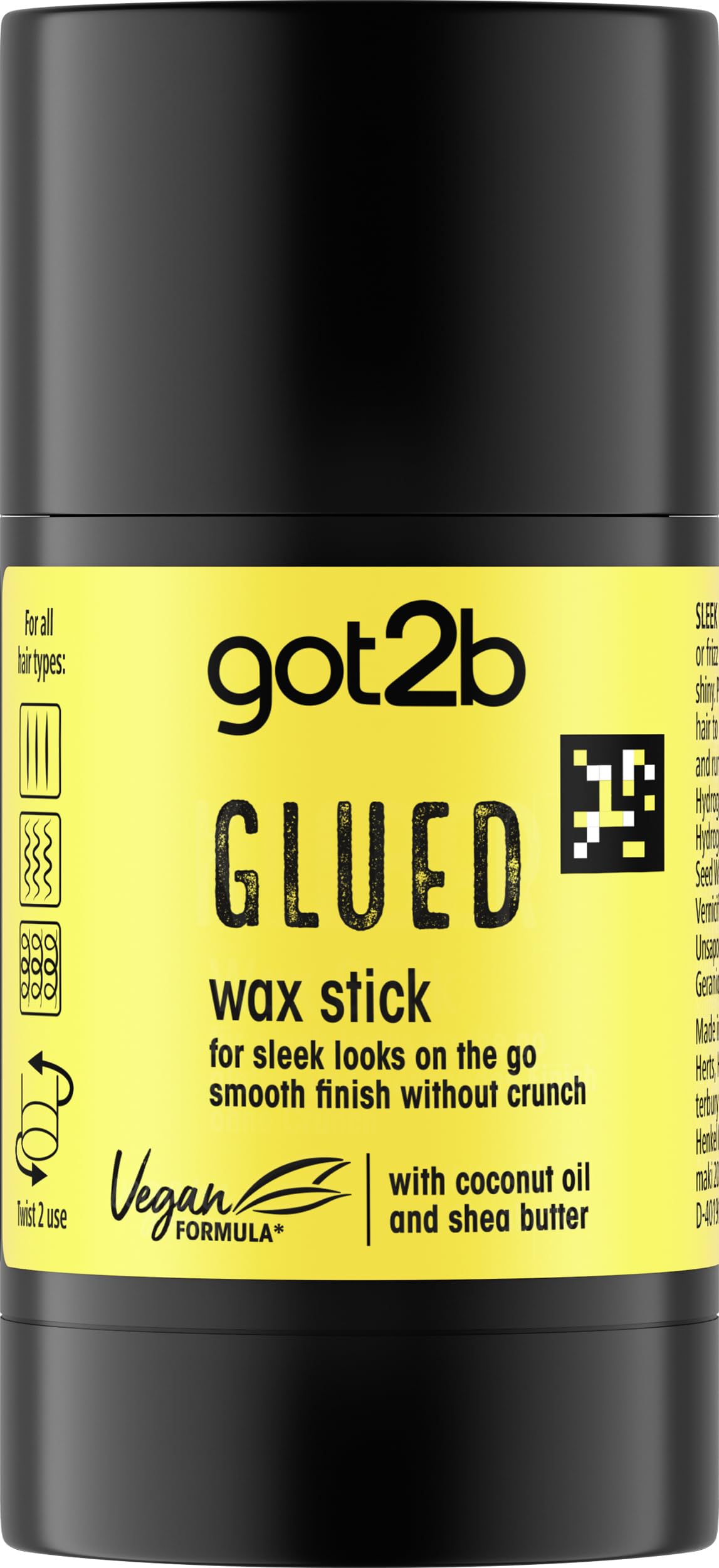 got2b Glued Wax Stick 50g for Long-Lasting Sleek Hair Styling