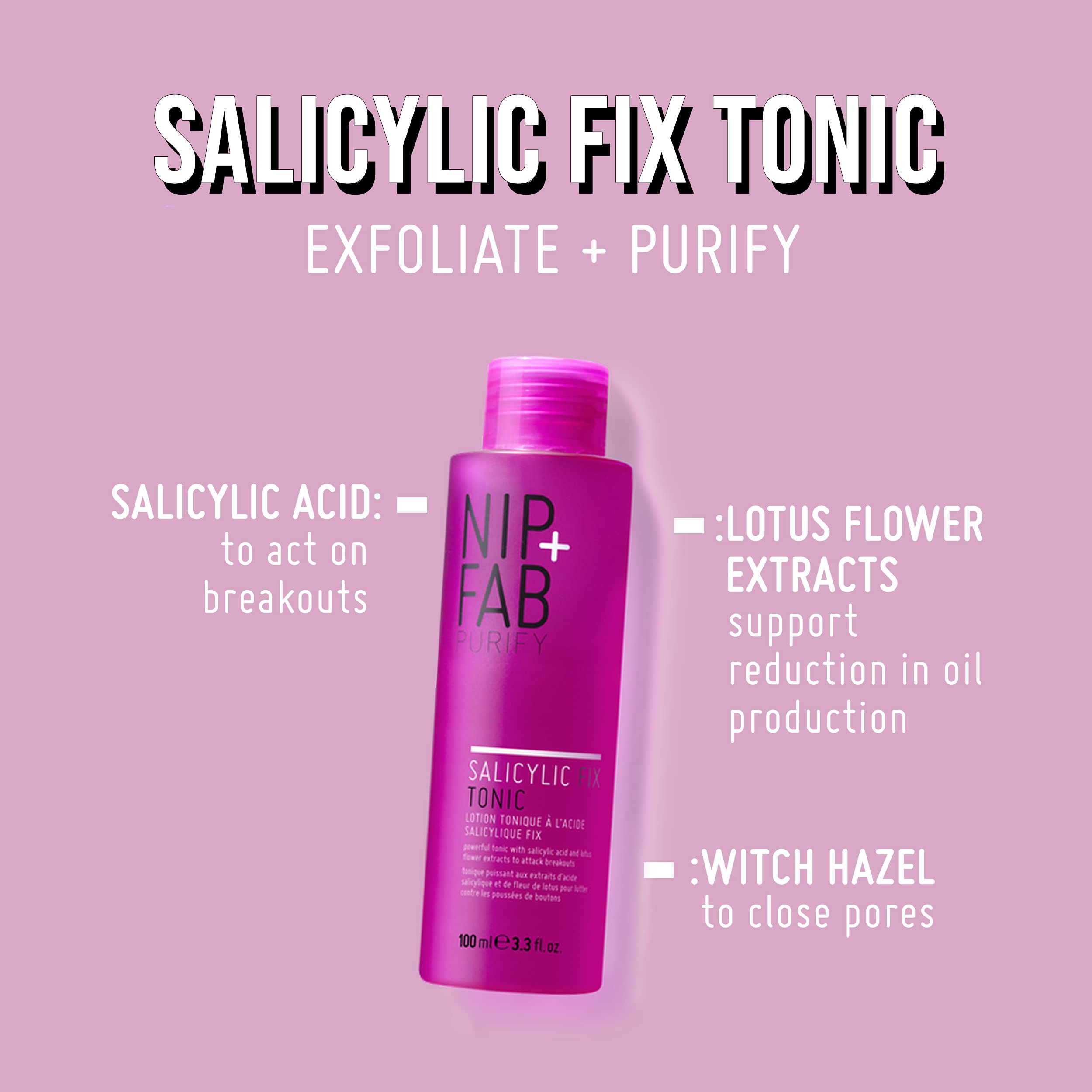 Nip + Fab Salicylic Acid Fix Tonic with Witch Hazel & Lotus Flower for Breakouts 5