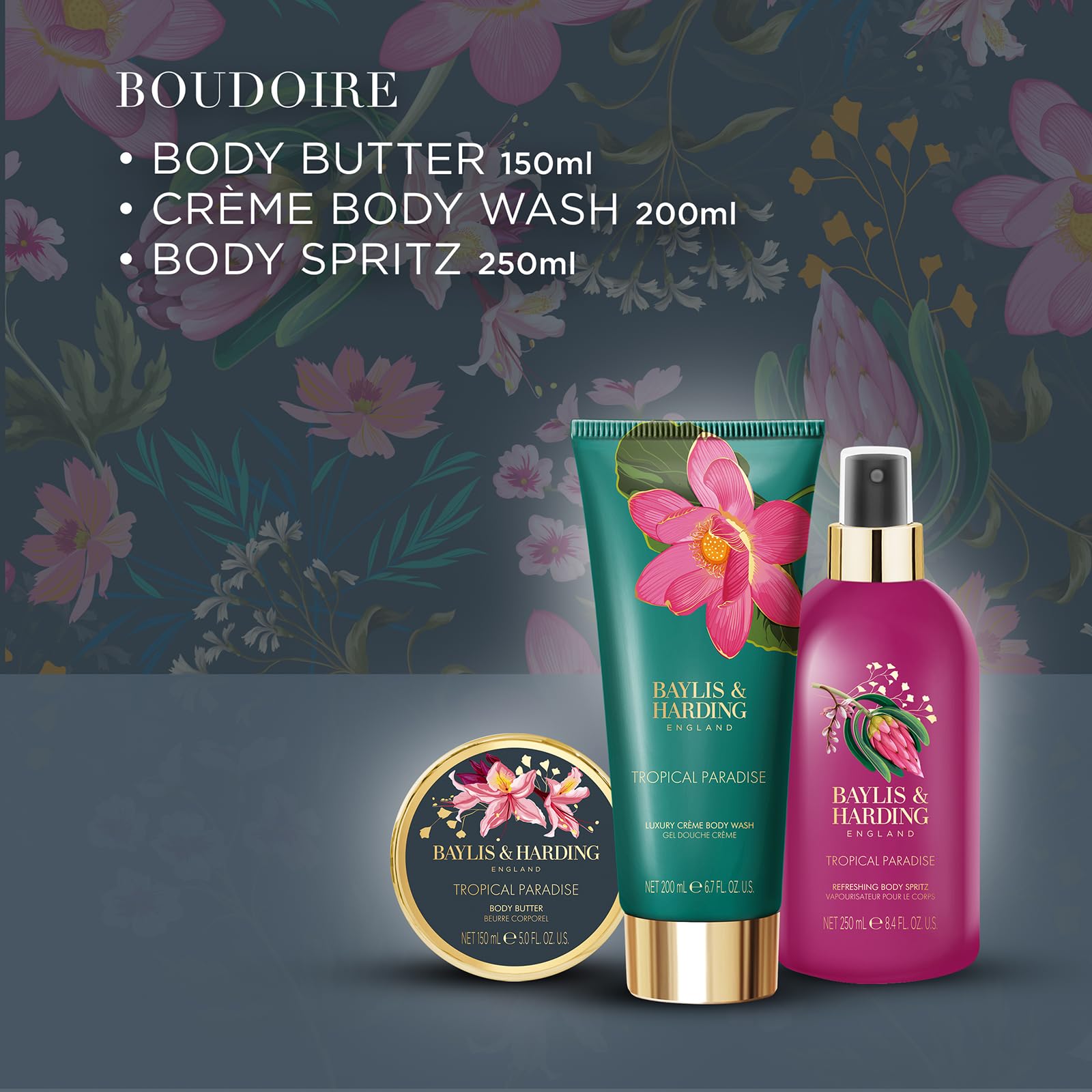 Baylis &amp; Harding Boudoire Tropical Paradise Beauty-Geschenkset (1 Stück) – Vegan 3