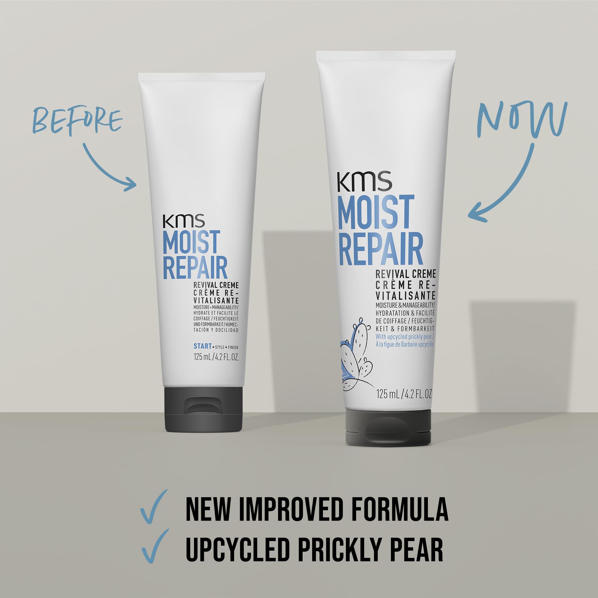 KMS MoistRepair Revival Cream, 125 ml, Neue und verbesserte Formel, Feuchtigkeit &amp; 5