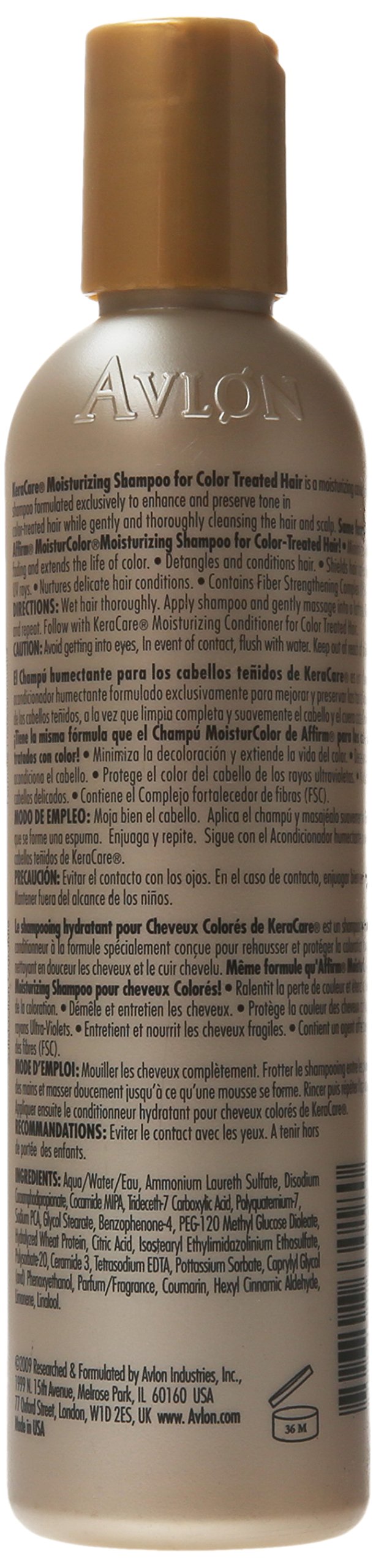 KeraCare Moisturizing Shampoo for Color Treated Hair, 240ml/8 fl. oz.