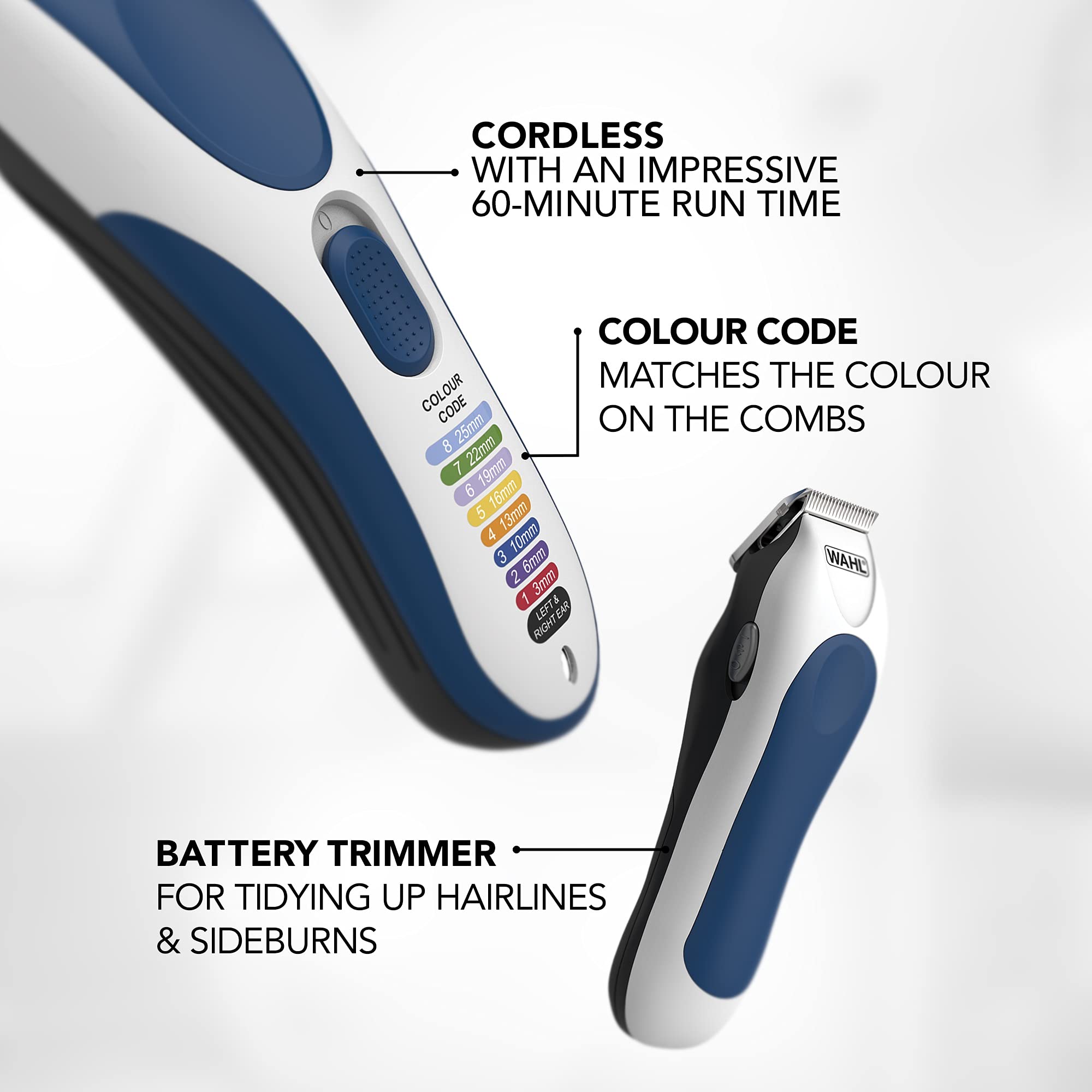 Wahl Colour Pro Cordless Combi Haircutting Kit with Mini Trimmer