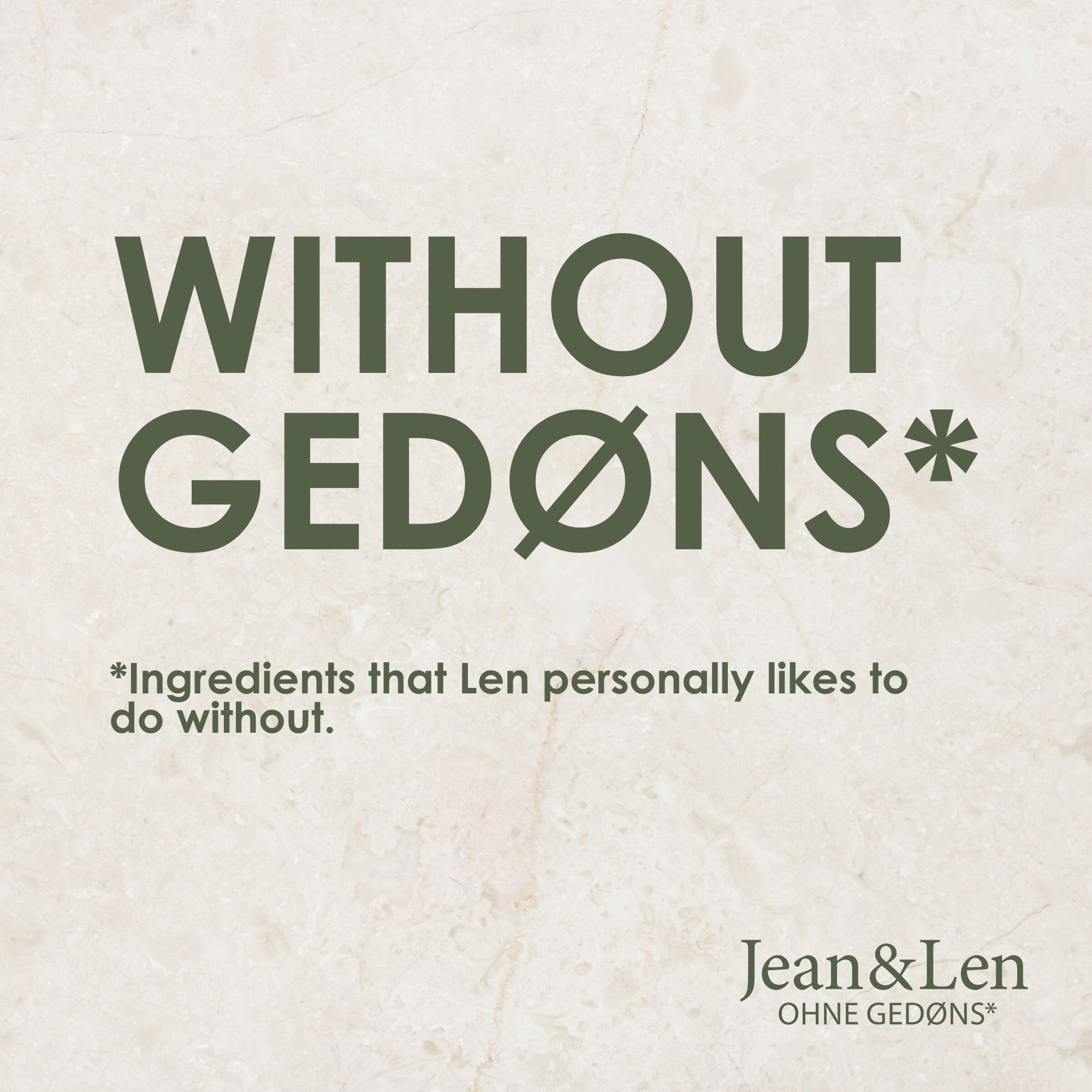 Jean&Len Hand & Body Cleanser with Rosemary & Ginger, Vegan, 500 ml