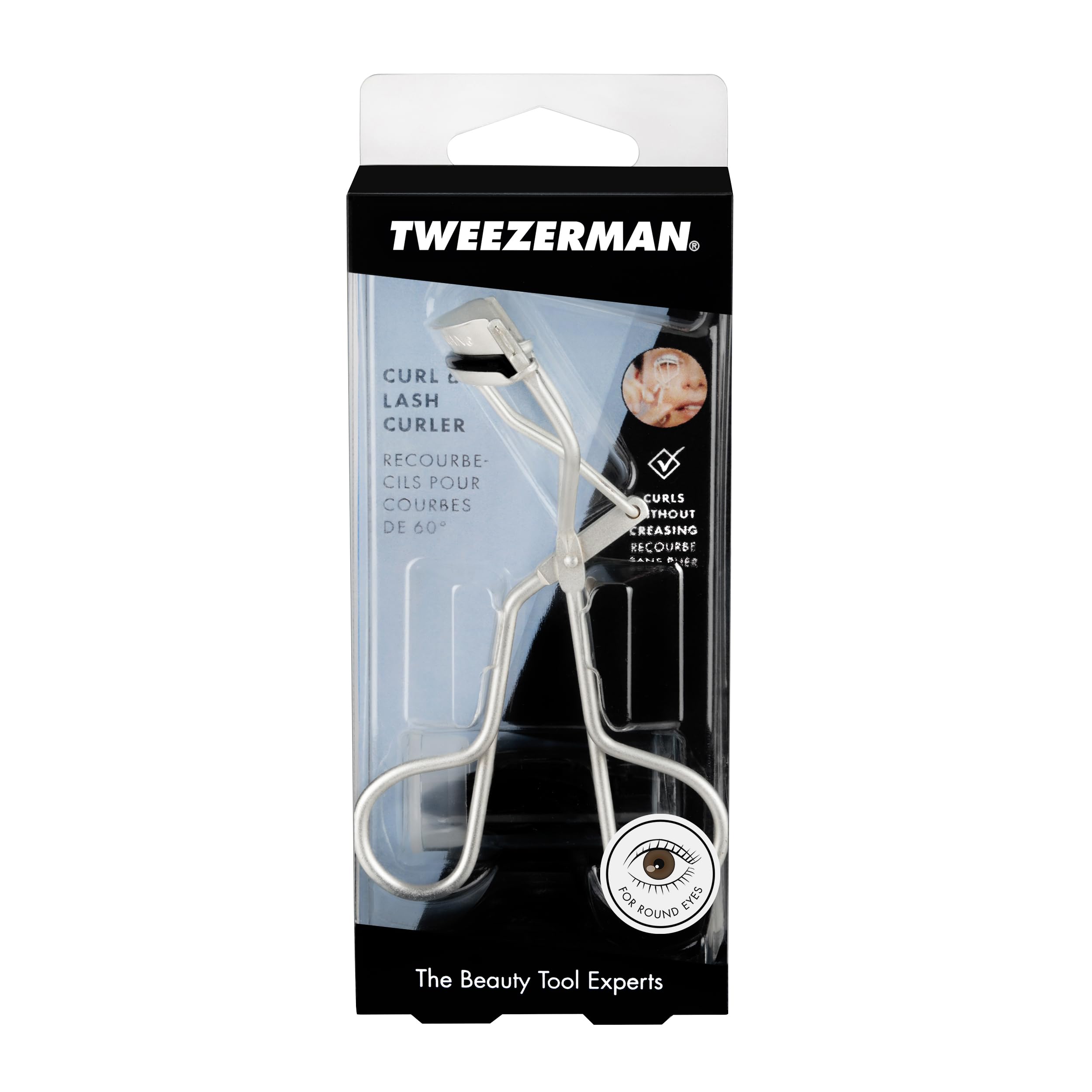 Tweezerman 60° Eyelash Curler for Perfect Lash Definition 8