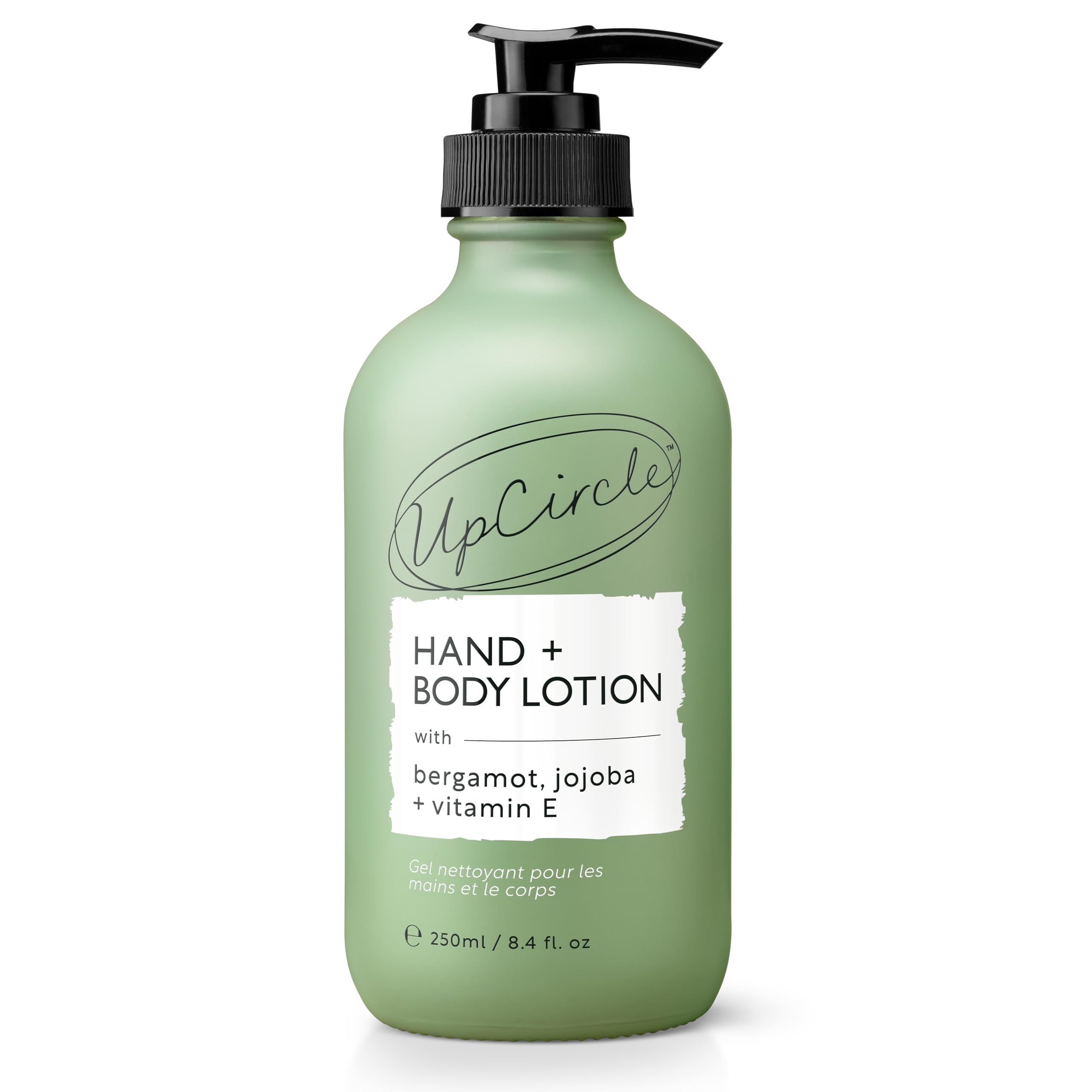 UPCIRCLE Hand + Body Lotion with Bergamot Water 250ml - Nourishing and Lightly Fragranced