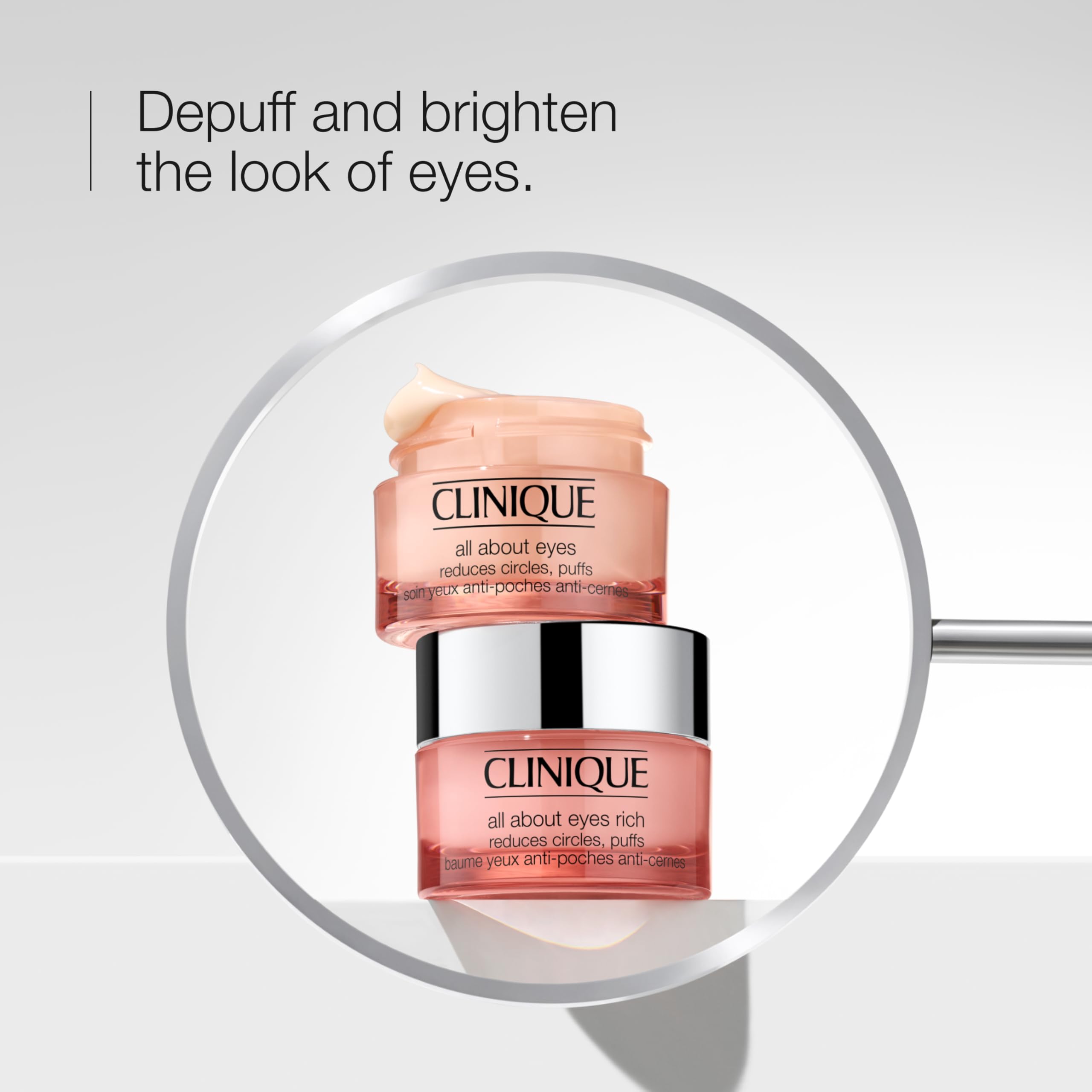Clinique All About Eyes Lightweight Eye Cream with Vitamin C | Hydrating, Brightening, Depuffing